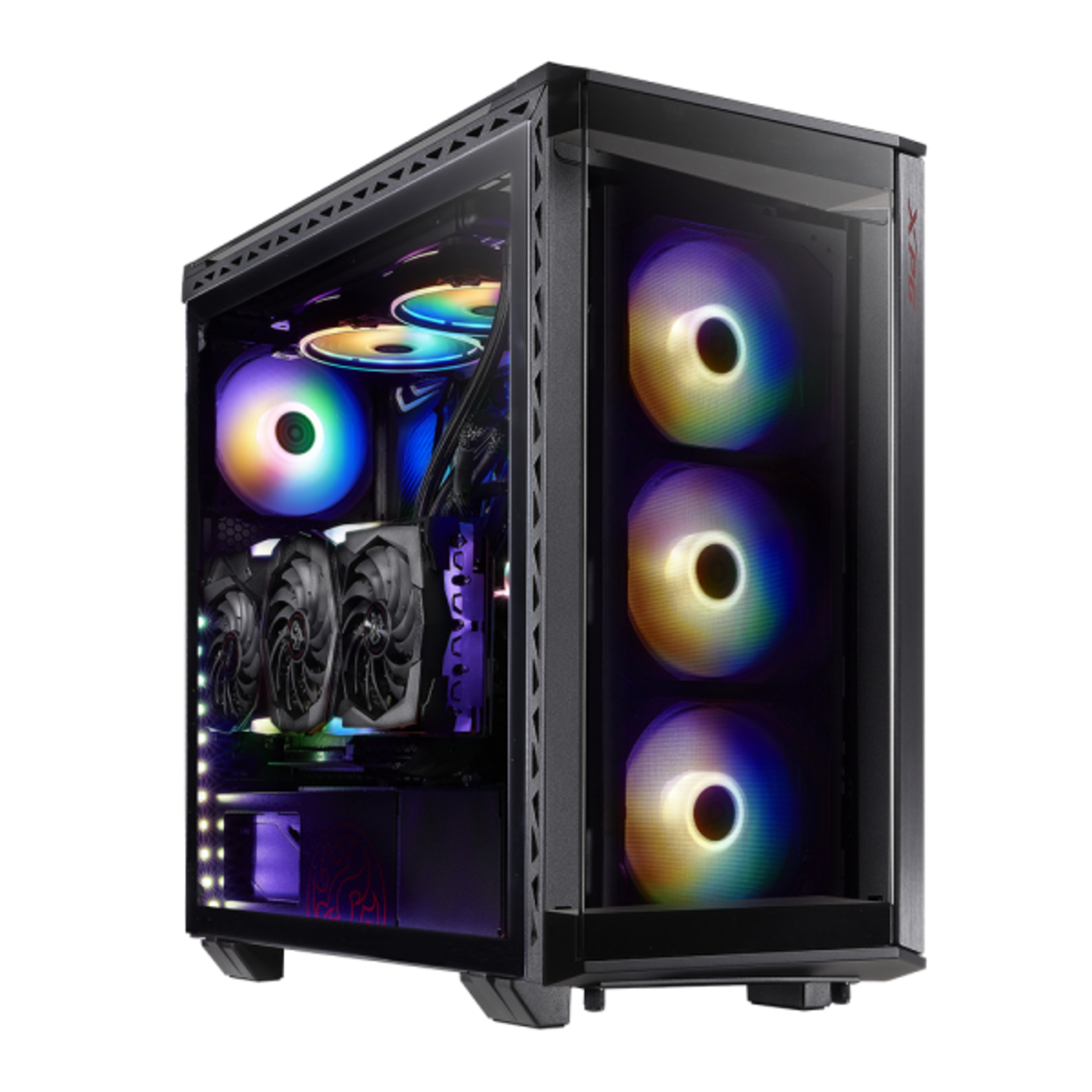 ADATA XPG Case BATTLECRUISER Mid-Tower without Power Supply 4x 120mm ARGB Fan -