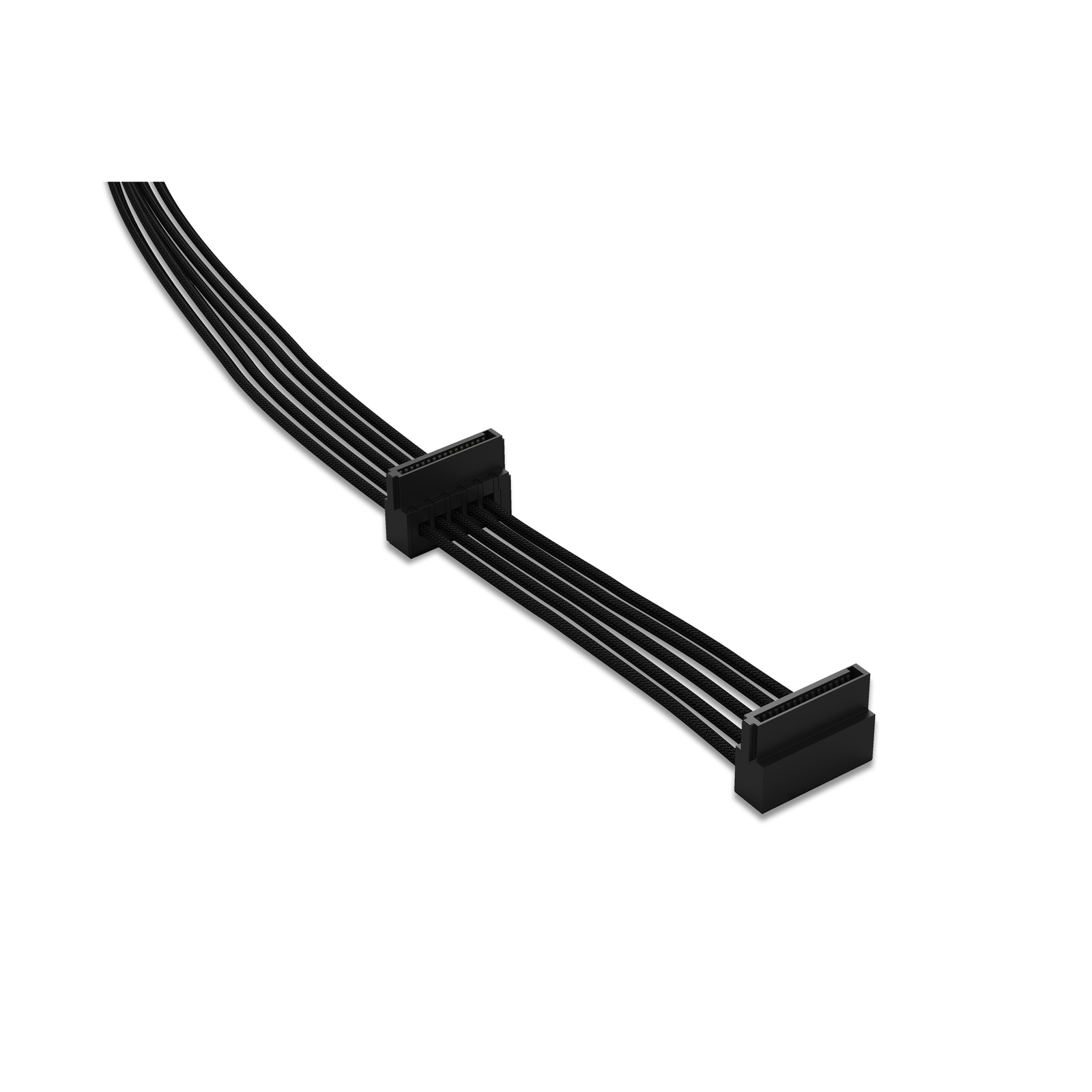 be Quiet CS-3420 Modular Cable 2x S-ATA (Black)