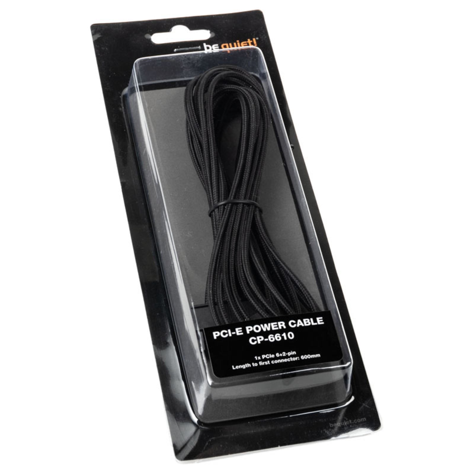 be Quiet CP-6610 PCIe Single Cable for Modular Power Supplies Black