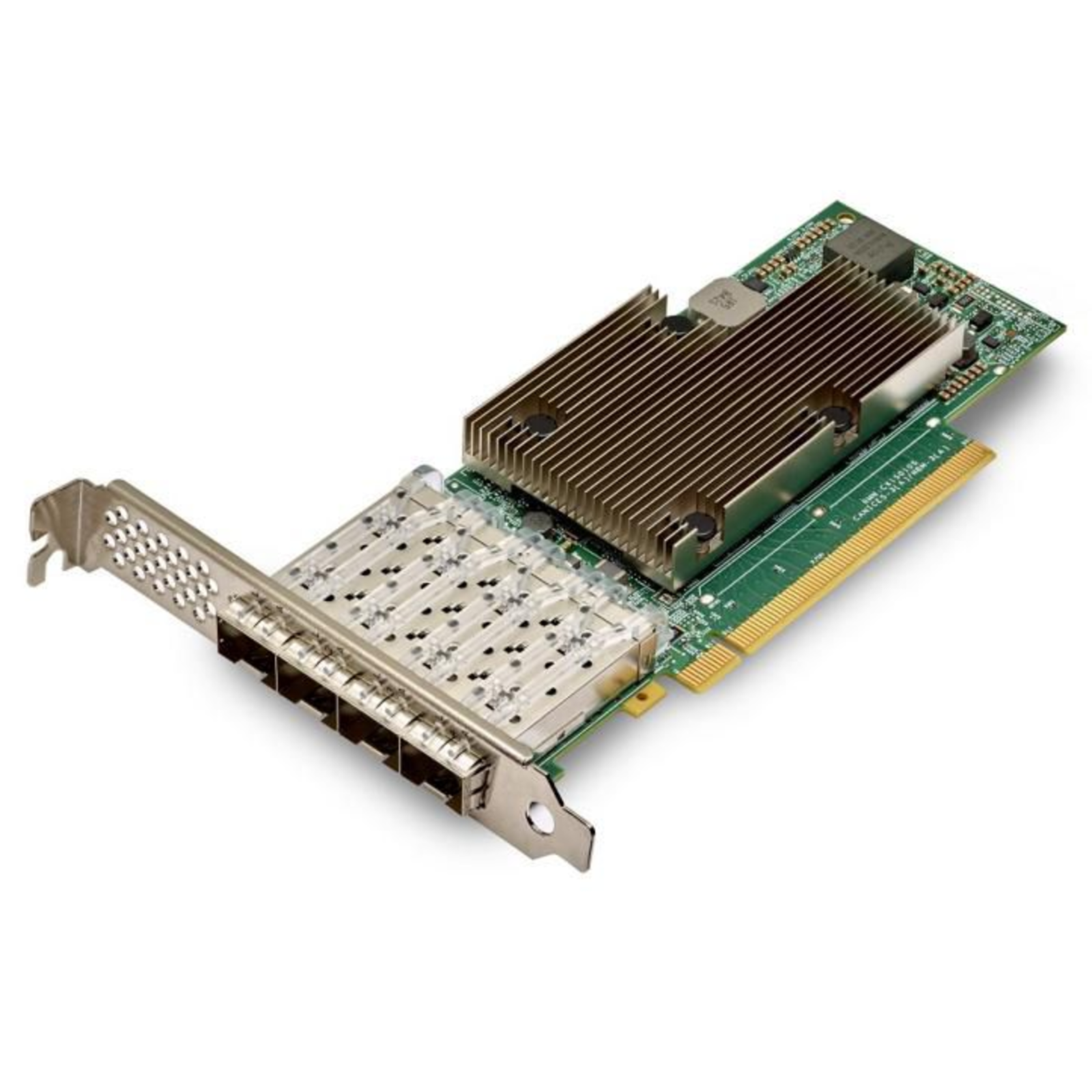 Broadcom Network Card P425G 4x 2510GbE SFP28 PCIe NIC 4.0 X16