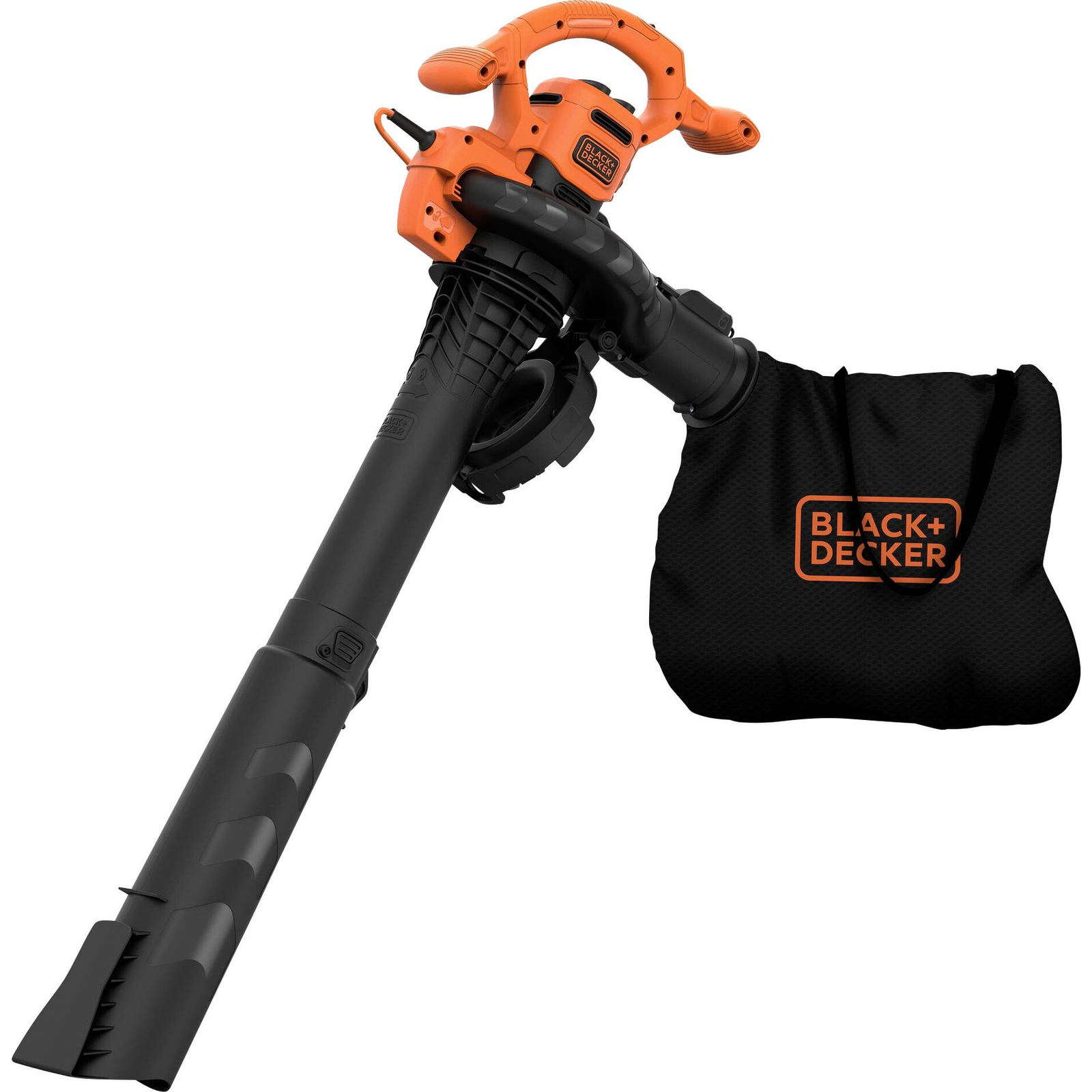 BLACK+DECKER 3-in-1 Electric Leaf Vacuum Leaf Vacuum Leaf Blower Black orange 2600 Watts