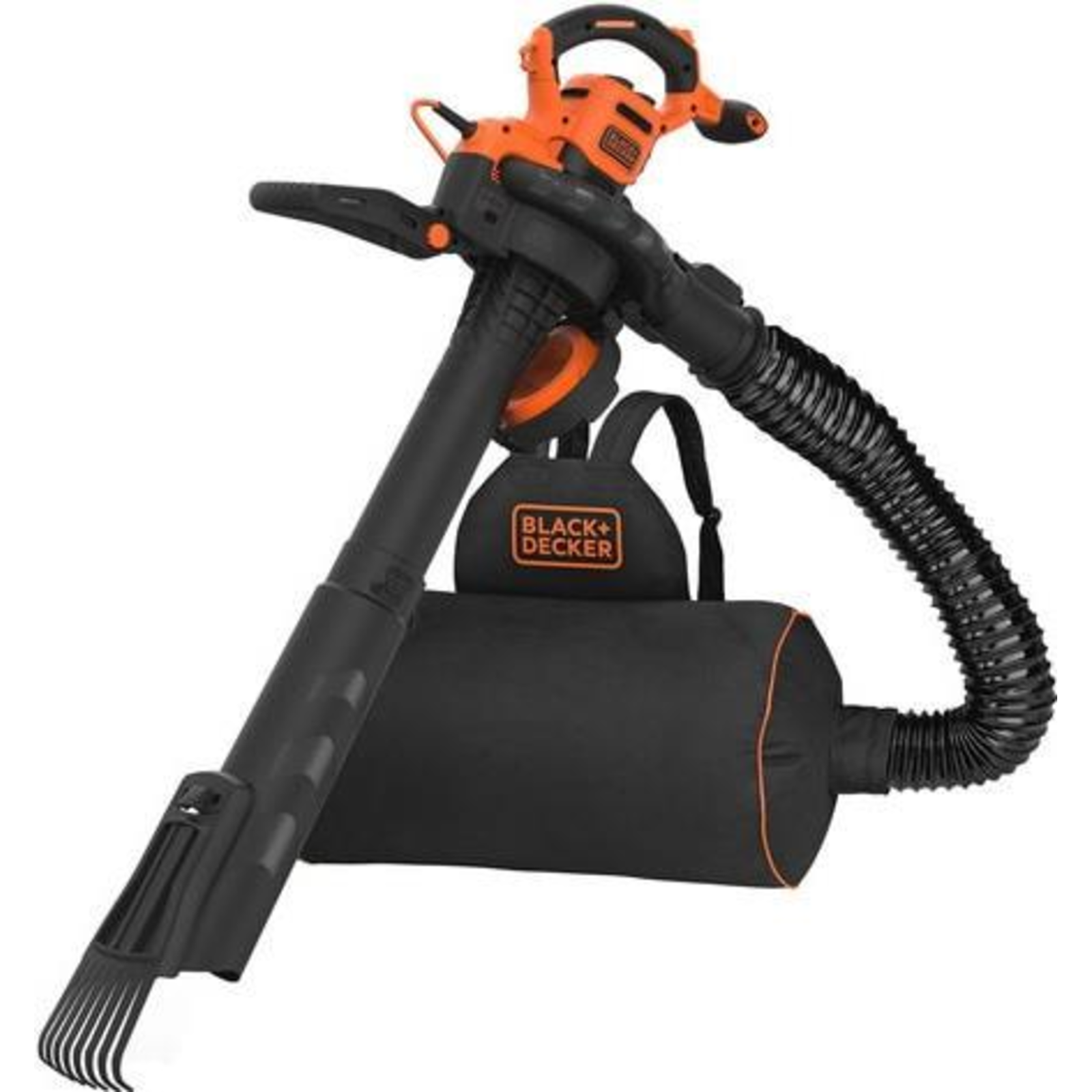 Black And Decker BEBLV301-QS Backpack Blower 206 Km/h 404 Km/h 268 M3/h 72 L Black orange