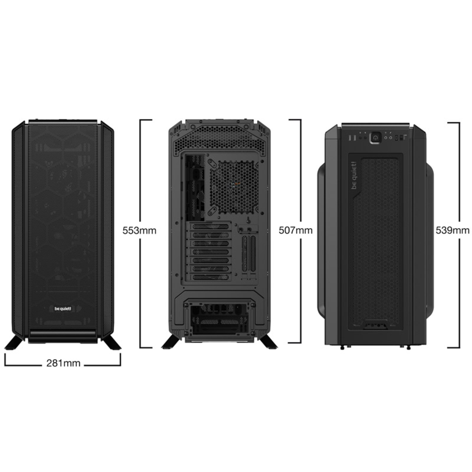 be Quiet Midi SILENT BASE 802 Black