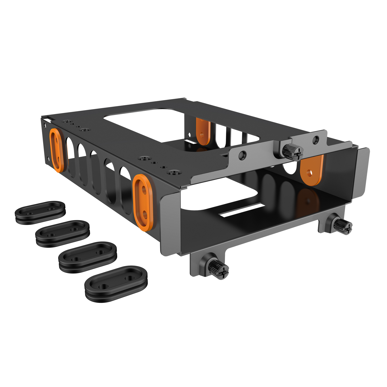 be Quiet Enclosure for Storage Drives Capacity 1 Hard Disk Drive Or 2 SSDs