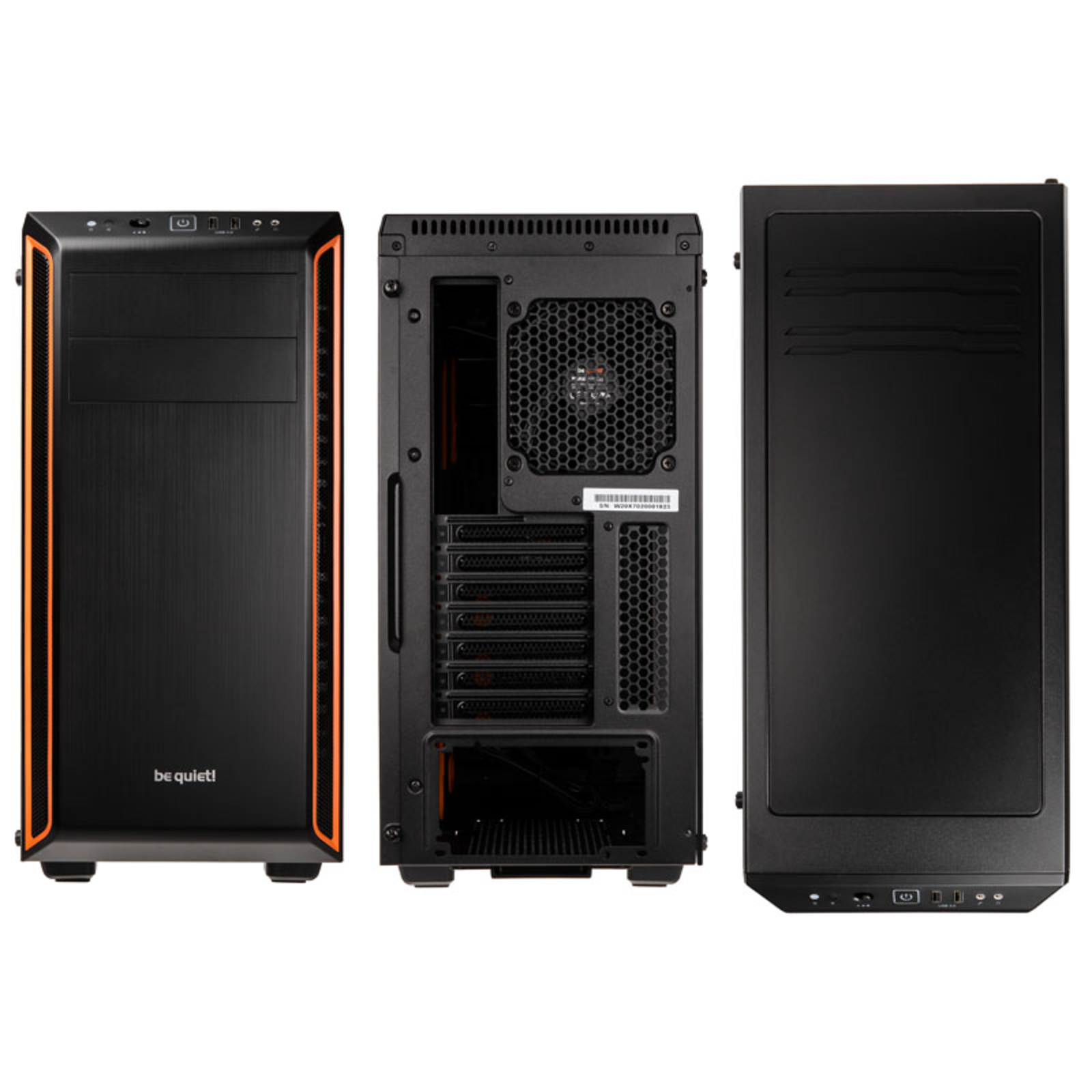 be Quiet PURE BASE 600 WINDOW orange PC Case
