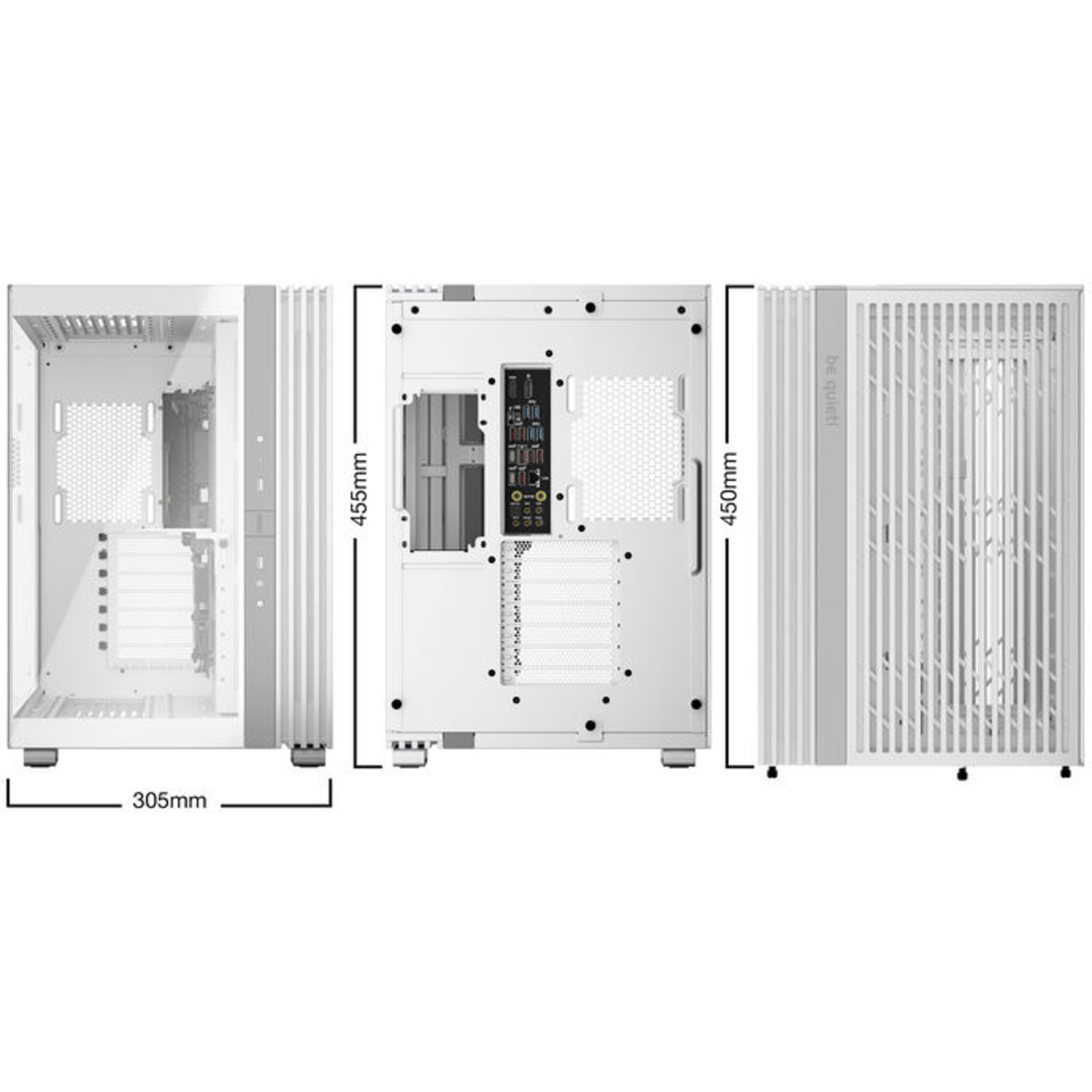 be Quiet LIGHT BASE 600 DX White PC Case