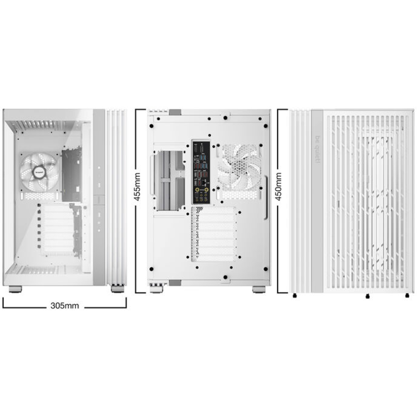 be Quiet LIGHT BASE 600 LX White PC Case