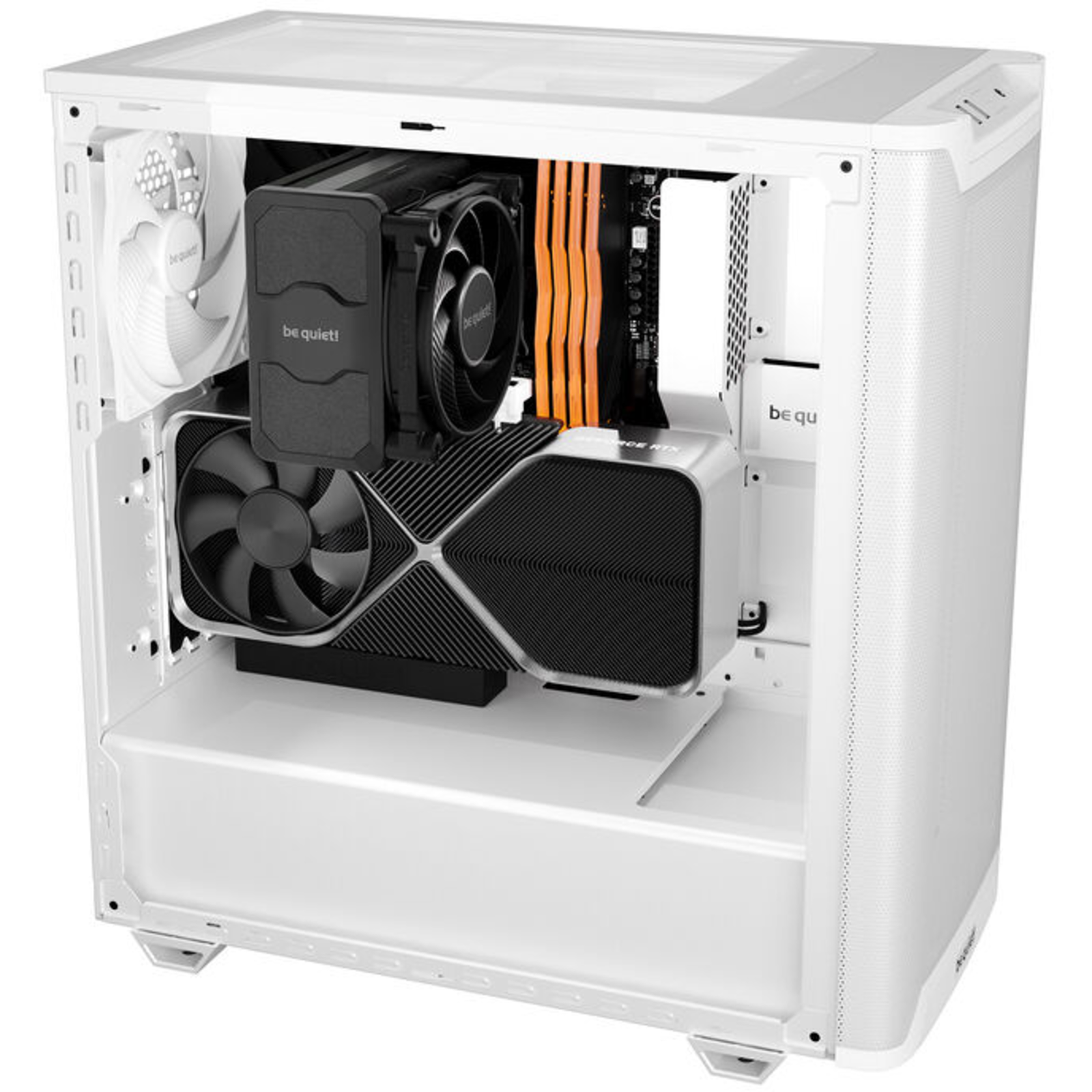 be Quiet PURE BASE 501 Airflow Window White PC Case