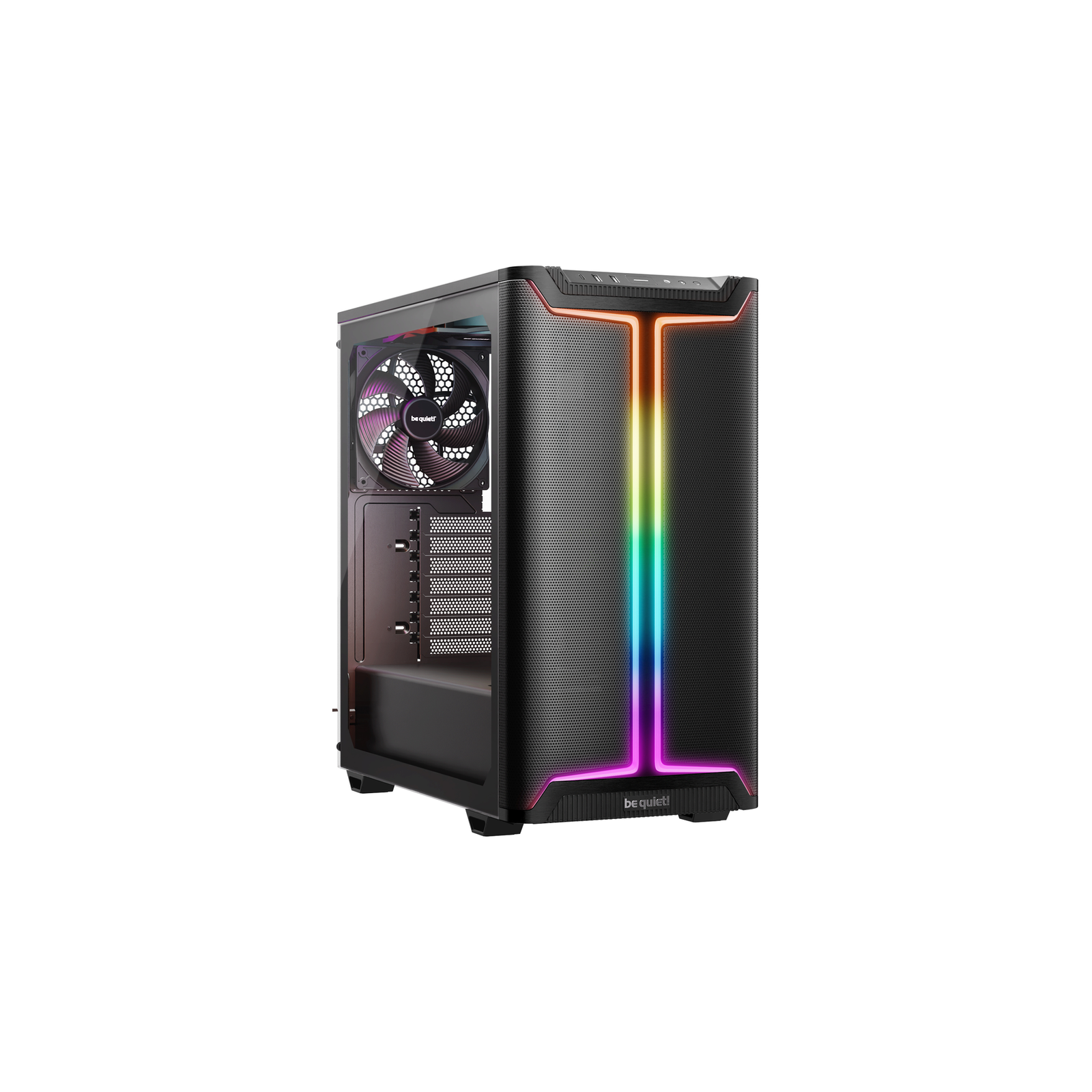 be Quiet Pure Base 501 DX RGB Mid Tower ATX Case with Glass Panel (Black)