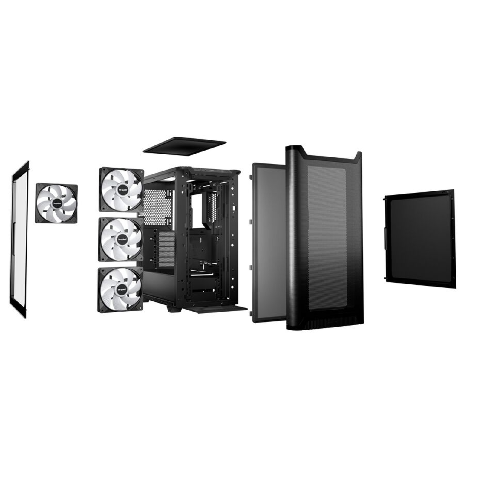 be Quiet Pure Base 501 LX RGB Mid-tower ATX Case with Glass Panel (black)