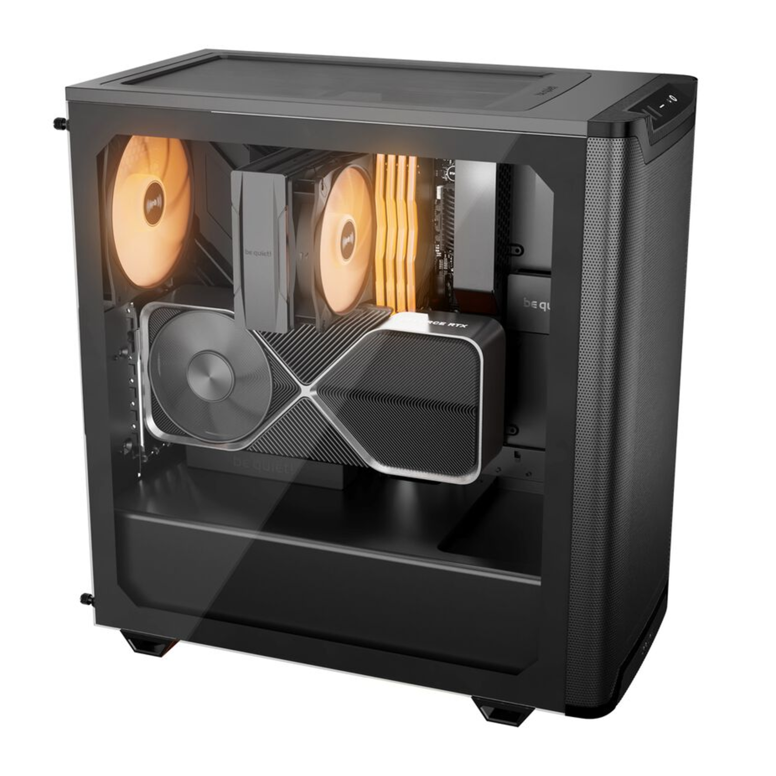 be Quiet Pure Base 501 LX RGB Mid-tower ATX Case with Glass Panel (black)