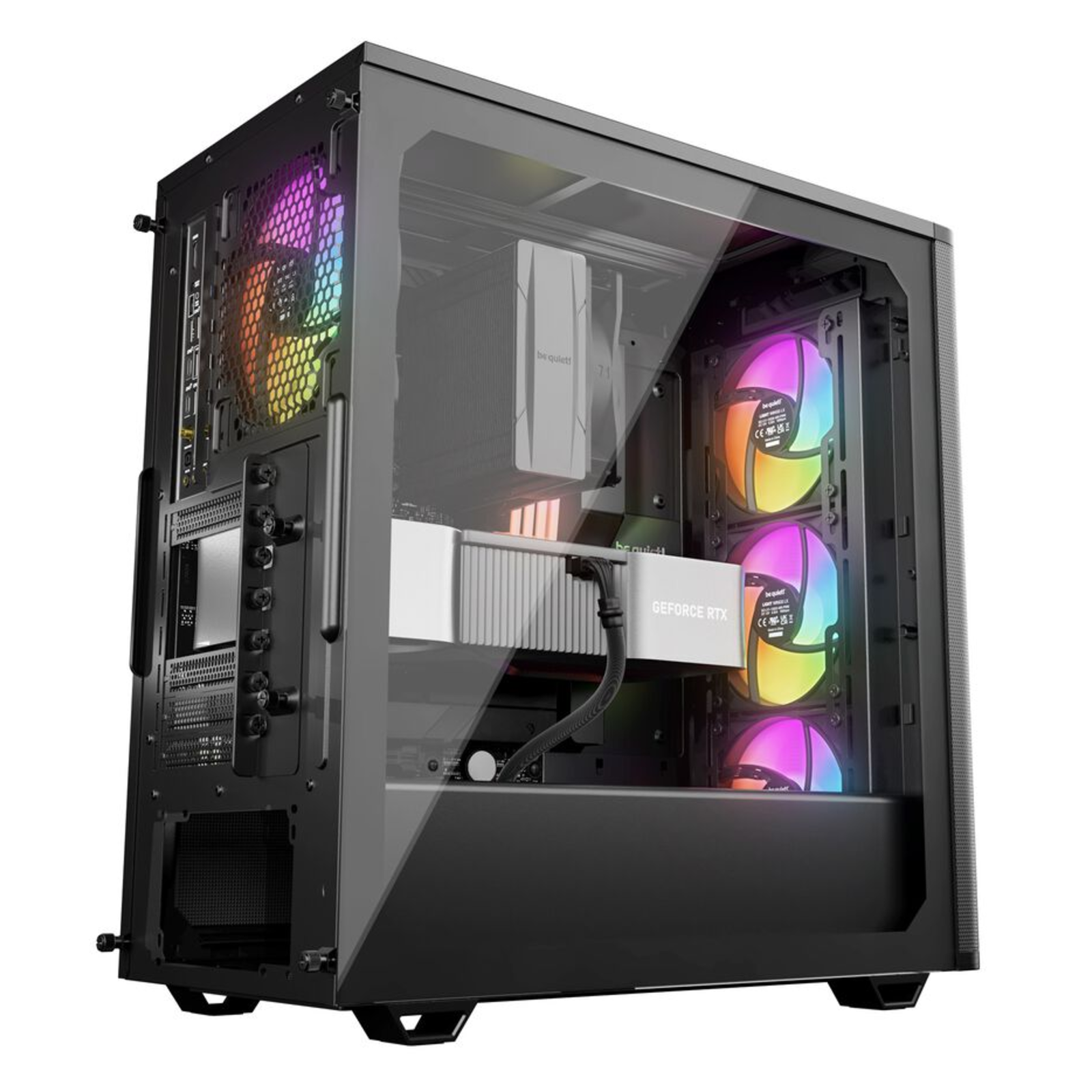 be Quiet Pure Base 501 LX RGB Mid-tower ATX Case with Glass Panel (black)