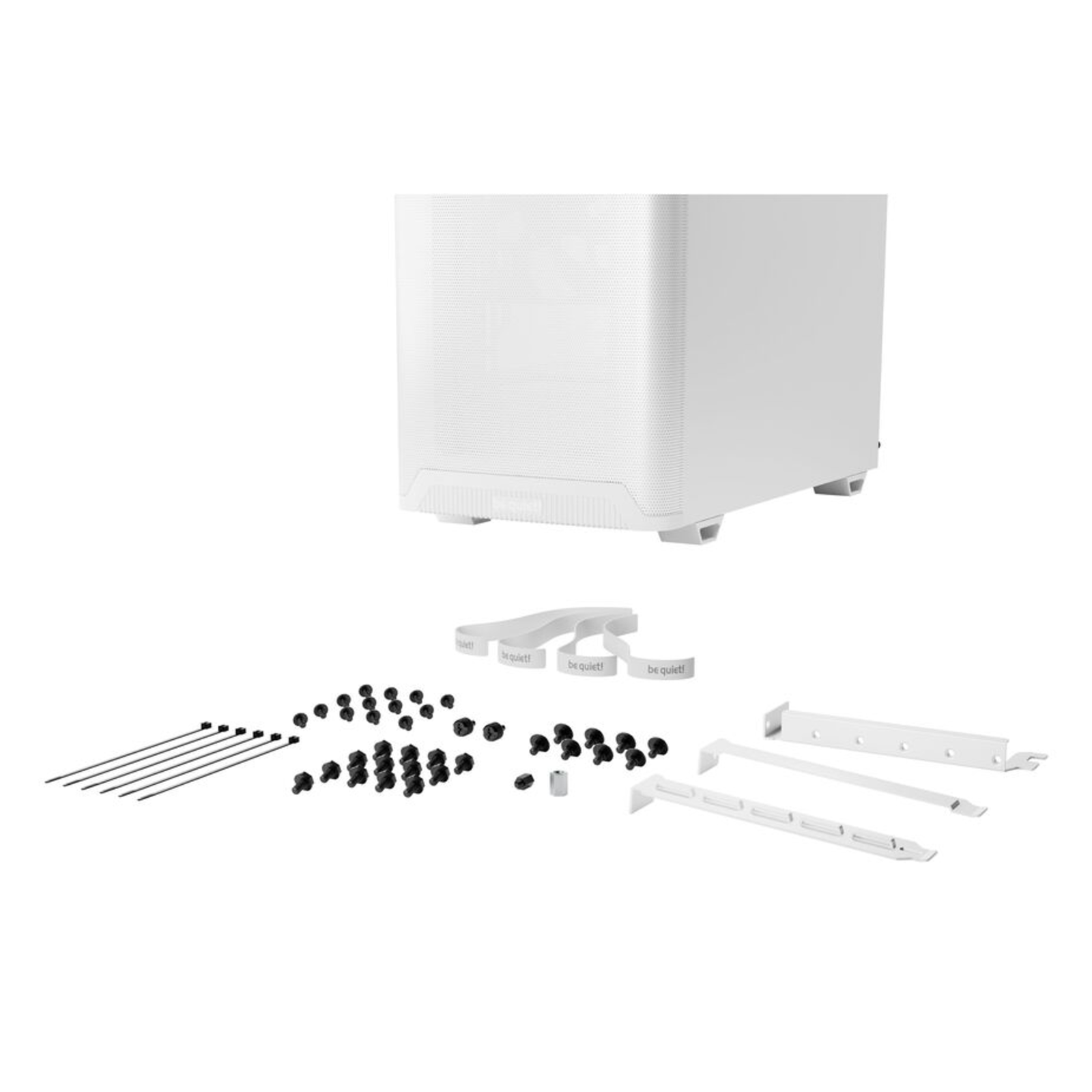 BE QUIET ATX MID-TOWER ENCLOSURE PURE BASE 501 LX RGB with GLASS PANEL (WHITE)