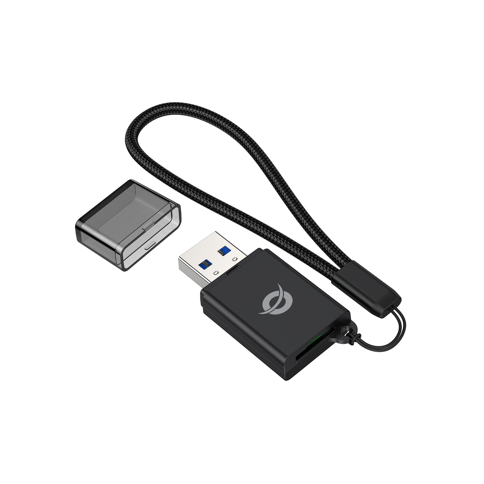 Conceptronic Card USB-A Micro SD/TF 3.0 Black Card Reader Secure Digital (SD)