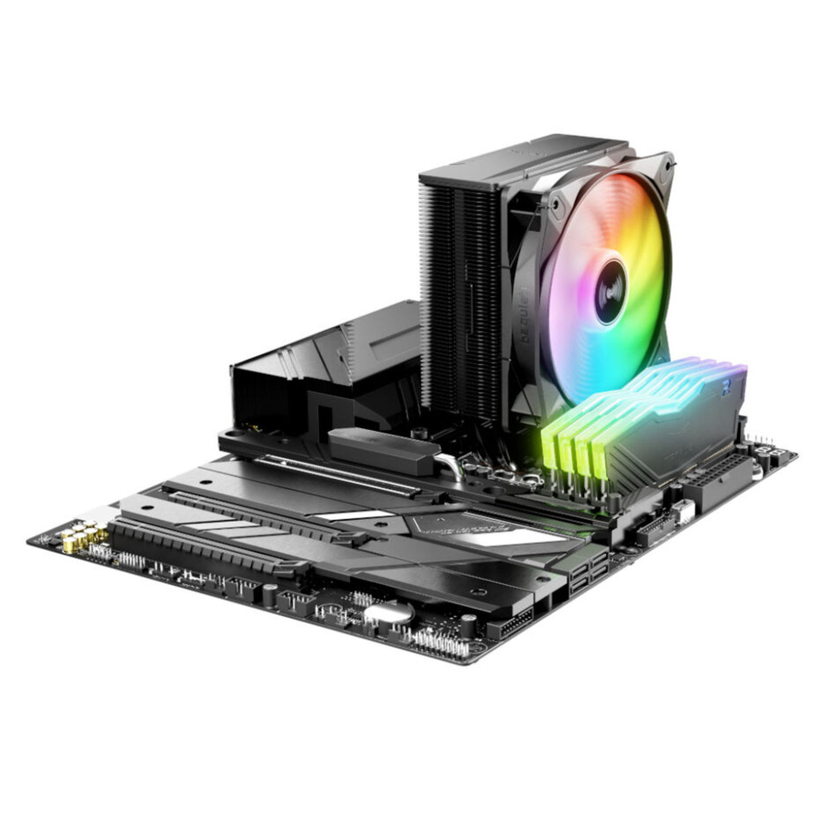 BE QUIET PROCESSOR FAN PURE ROCK 3 LX RGB (BLACK)