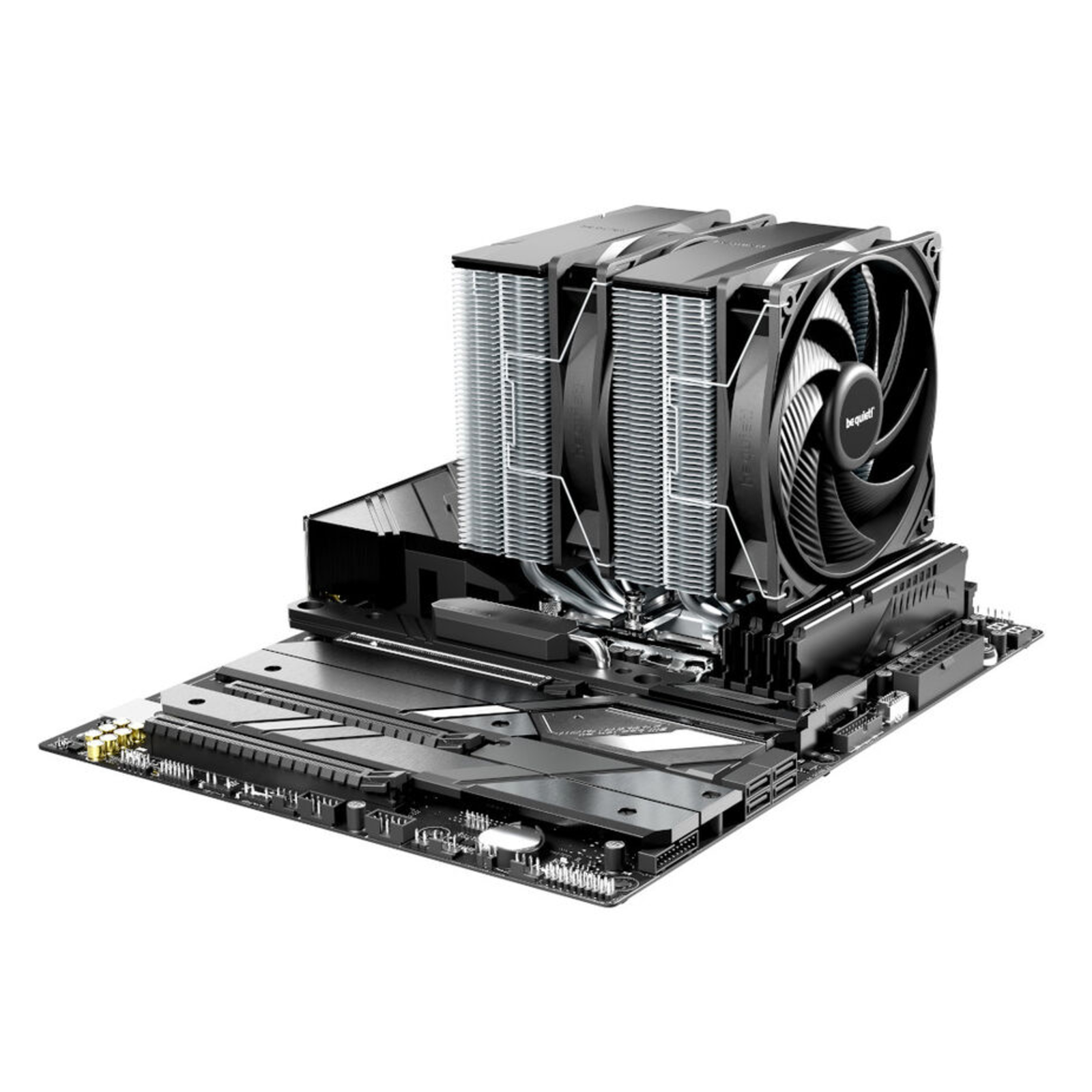 BE QUIET PROCESSOR FAN PURE ROCK PRO 3 (BLACK/SILVER)