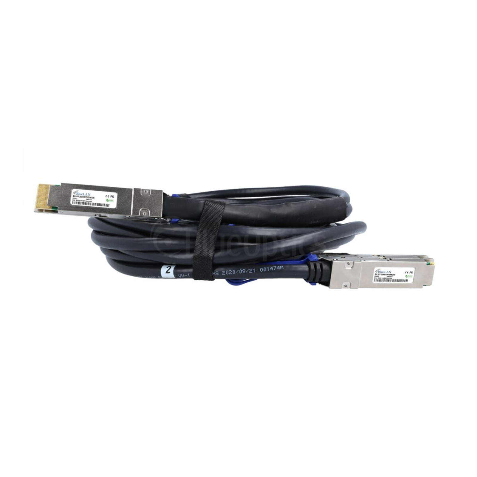 BlueLAN Direct Attach Cable Breakout QSFP56 200GBASE-CR4 1 Meter