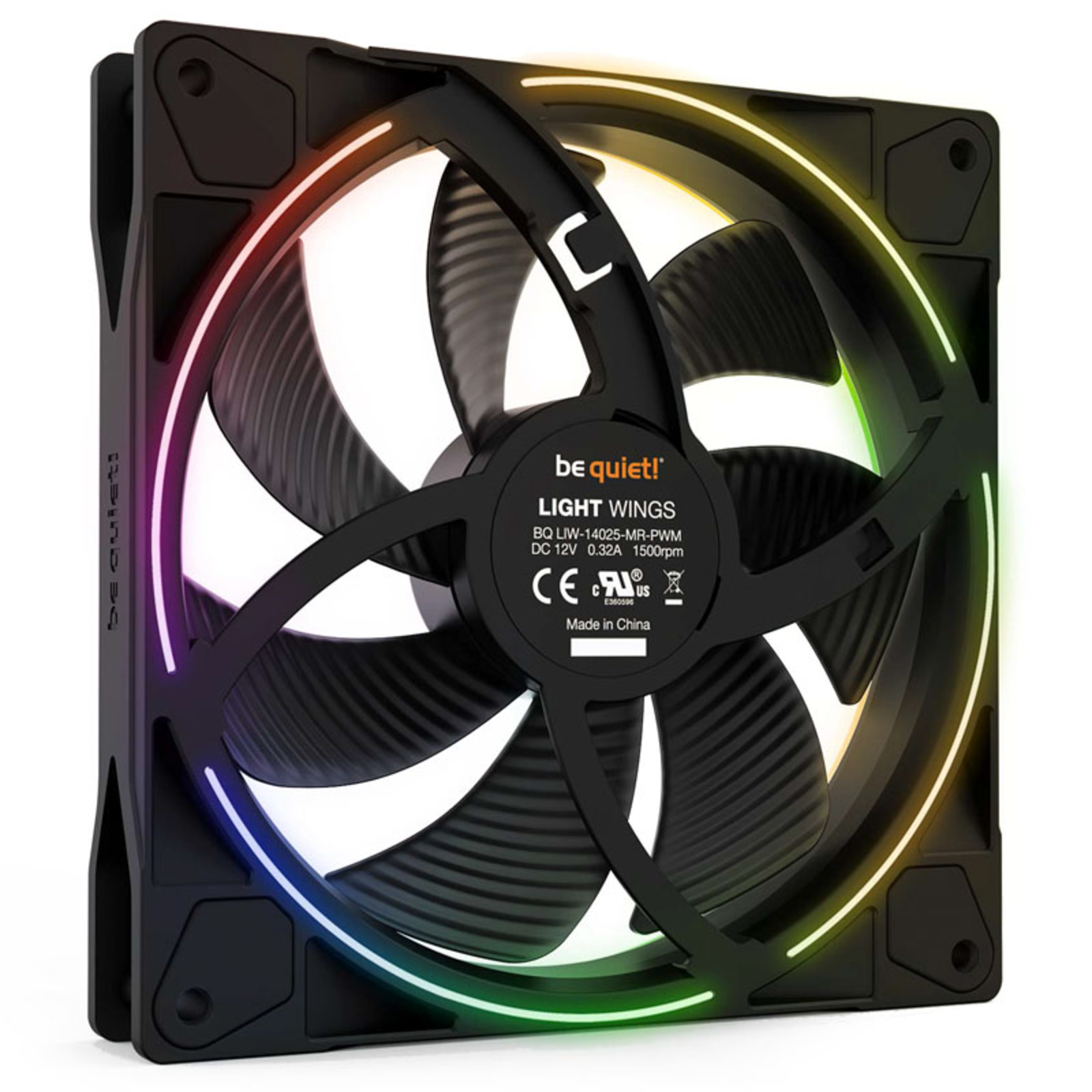 be Quiet Light Wings PWM 140mm Black