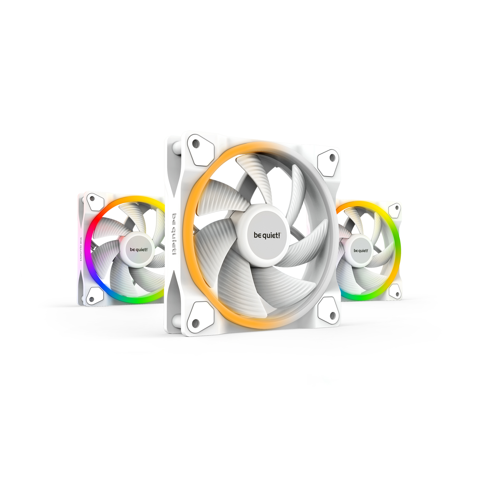 be Quiet Light Wings Computer Case Air Cooler 12cm White