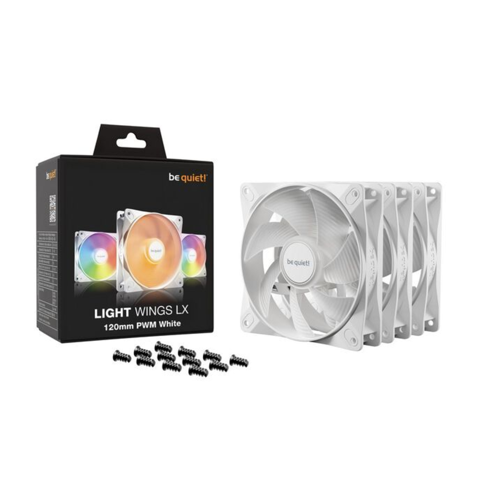 be Quiet Fan 120mm Light Wings LX PWM Triple White