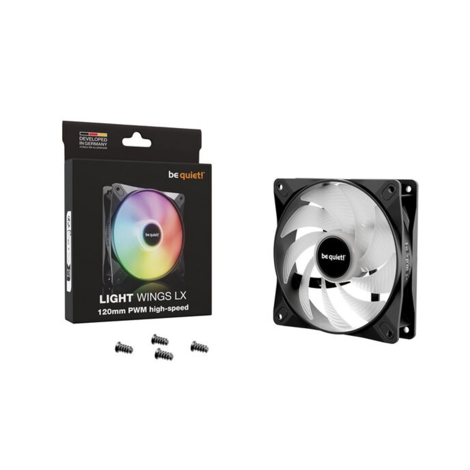 be Quiet LIGHT WINGS LX 120mm PWM High-speed Fan
