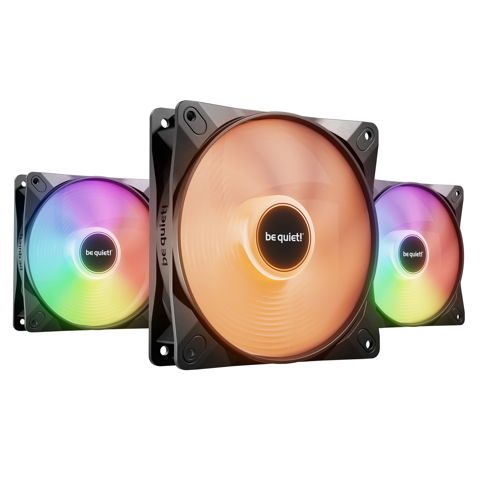 be Quiet LIGHT WINGS LX 120mm PWM High-speed Triple Pack Housing Fan