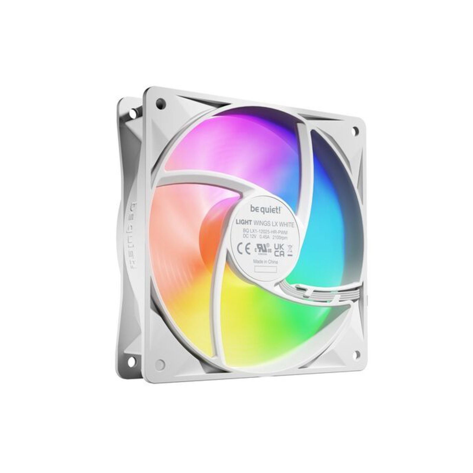 be Quiet Fan 120mm Light Wings LX PWM H. Speed 3x White