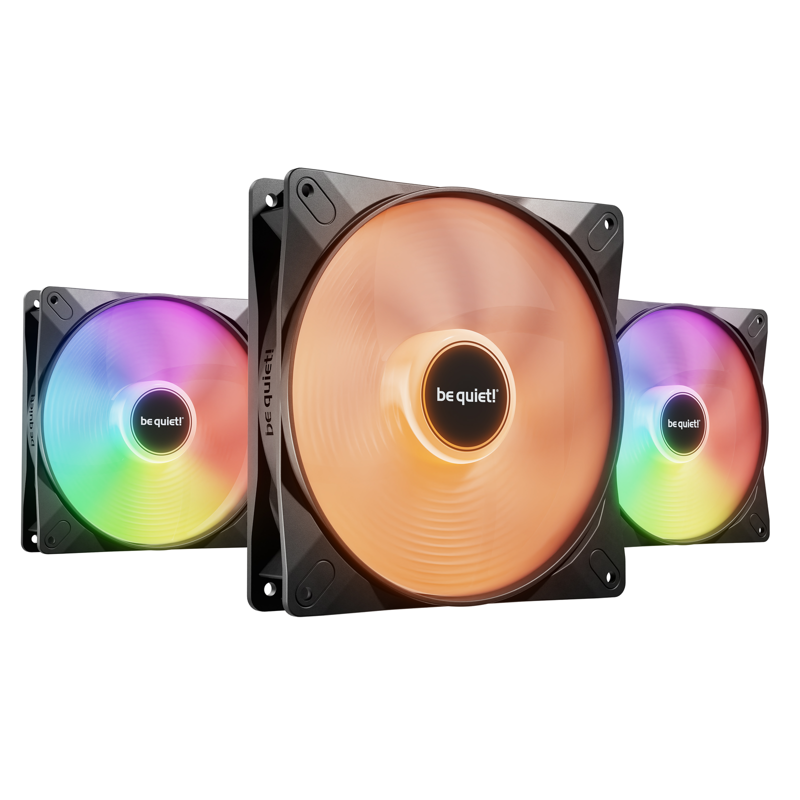be Quiet LIGHT WINGS LX 140mm PWM Triple Pack Gehusefan