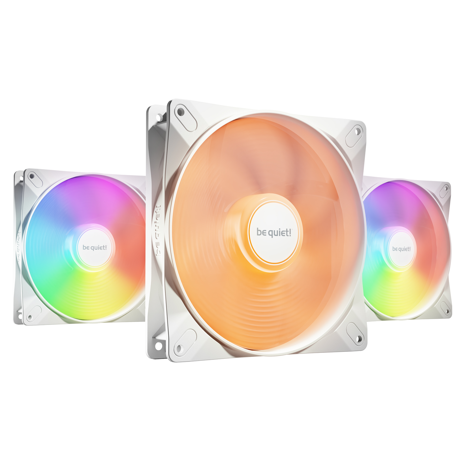 be Quiet 140mm Light Wings LX PWM Triple White Fan