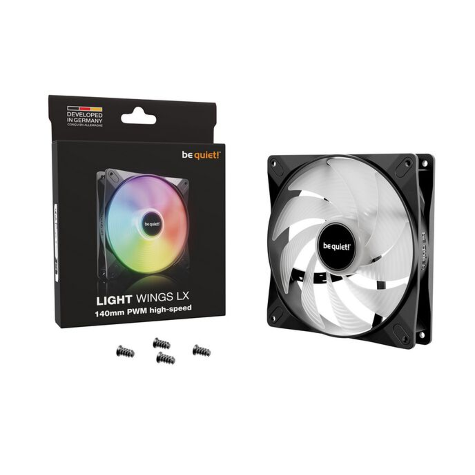 be Quiet Fan 14014025 Light Wings LX PWM High Speed
