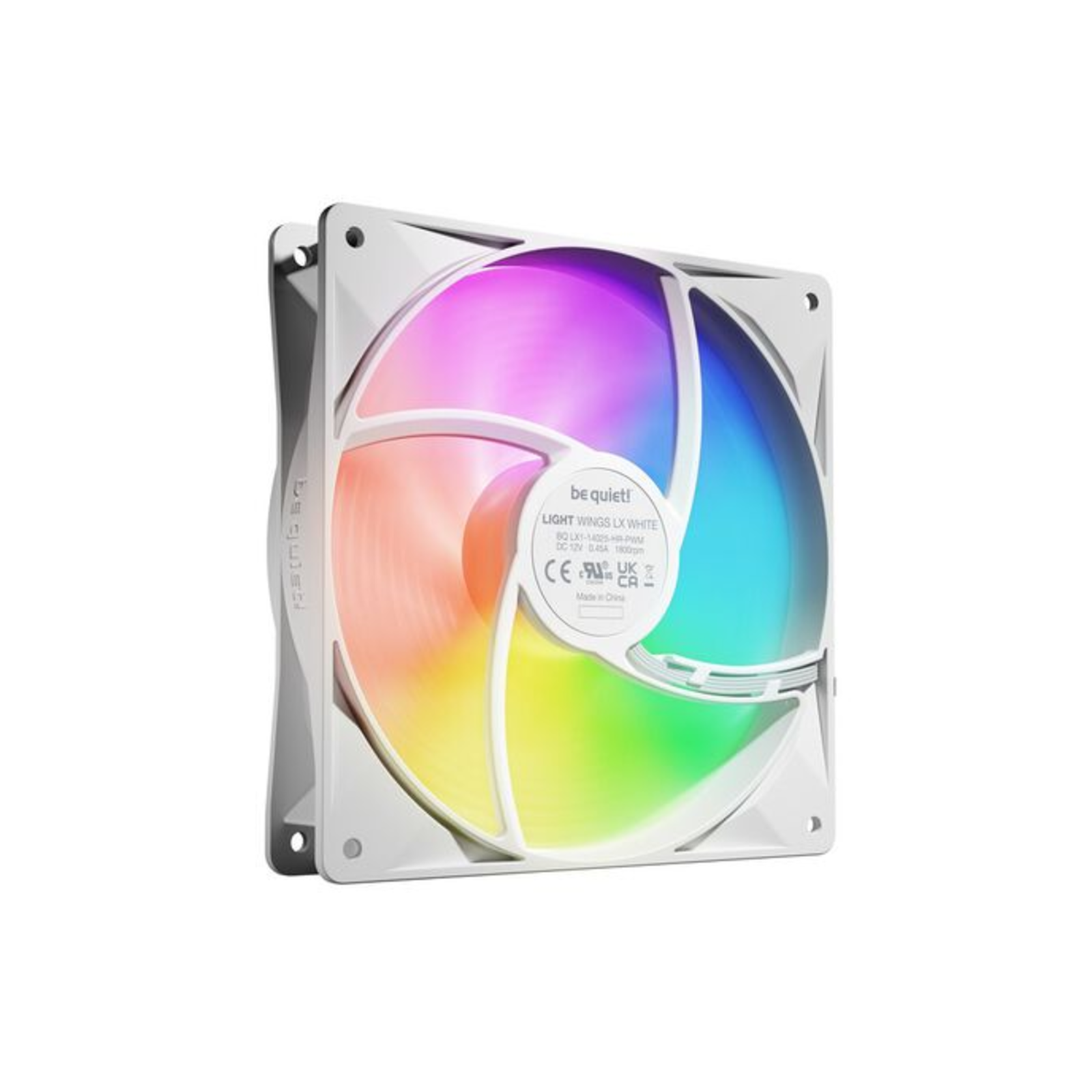 be Quiet Fan 140mm Light Wings LX PWM H. Speed 3x White