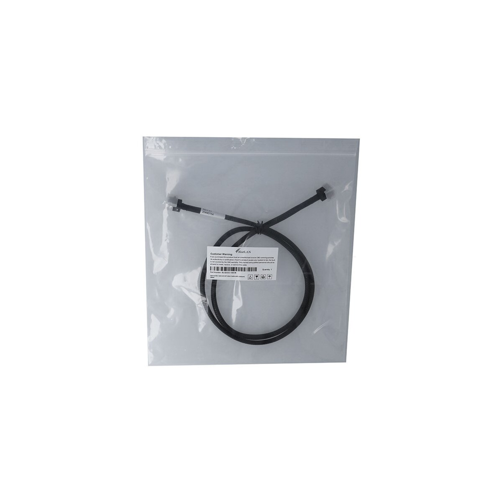 BlueLAN Internal MiniSAS Cable SFF-8643 80 Cm