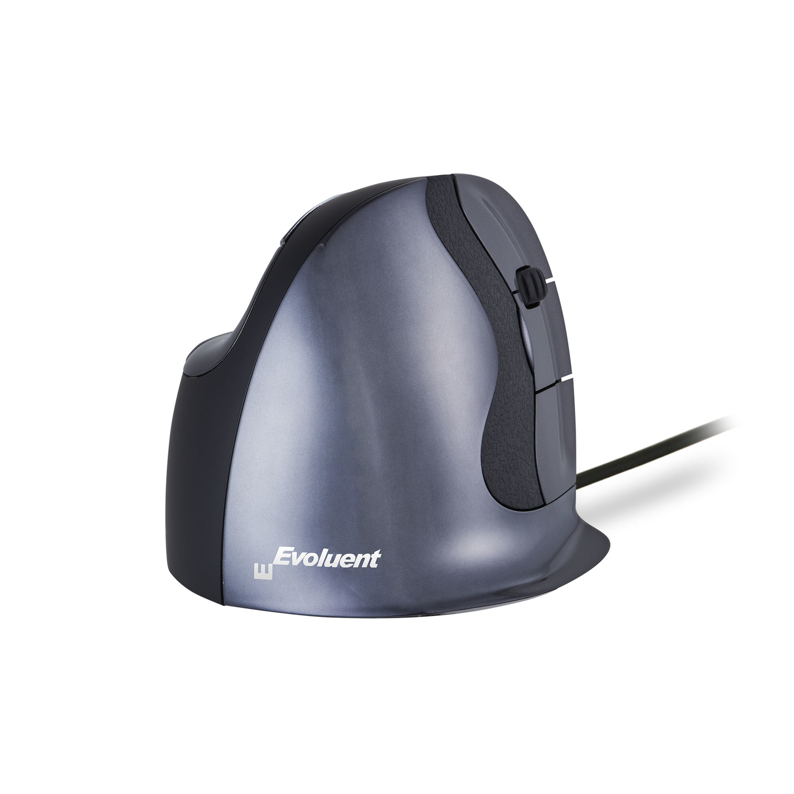 Evoluent VerticalMouse D Black Silver Medium RH
