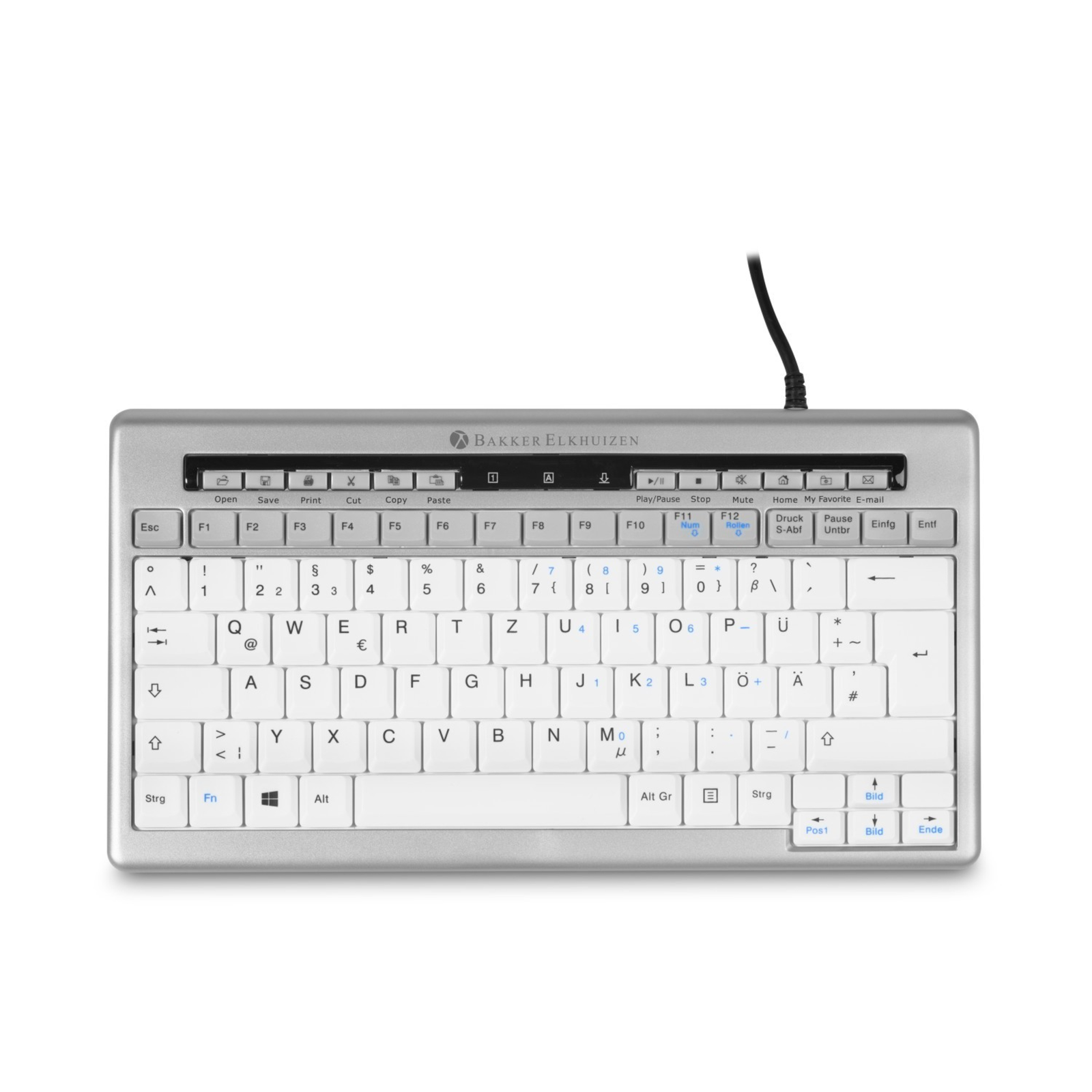 BakkerElkhuizen S-Board 840 Design Keyboard Sisw DE Layout Retail