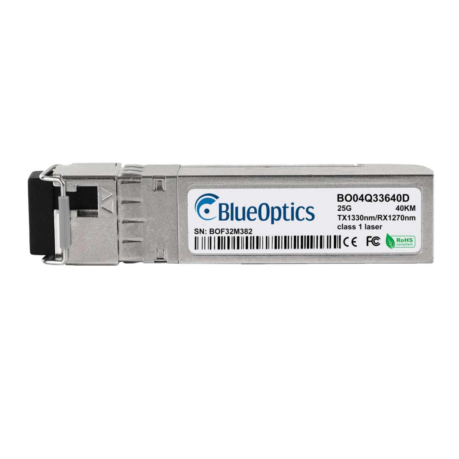 BlueOptics Bidi SFP28 Transceiver TX1310nm/RX1270nm 25GBASE-BX-D 40KM