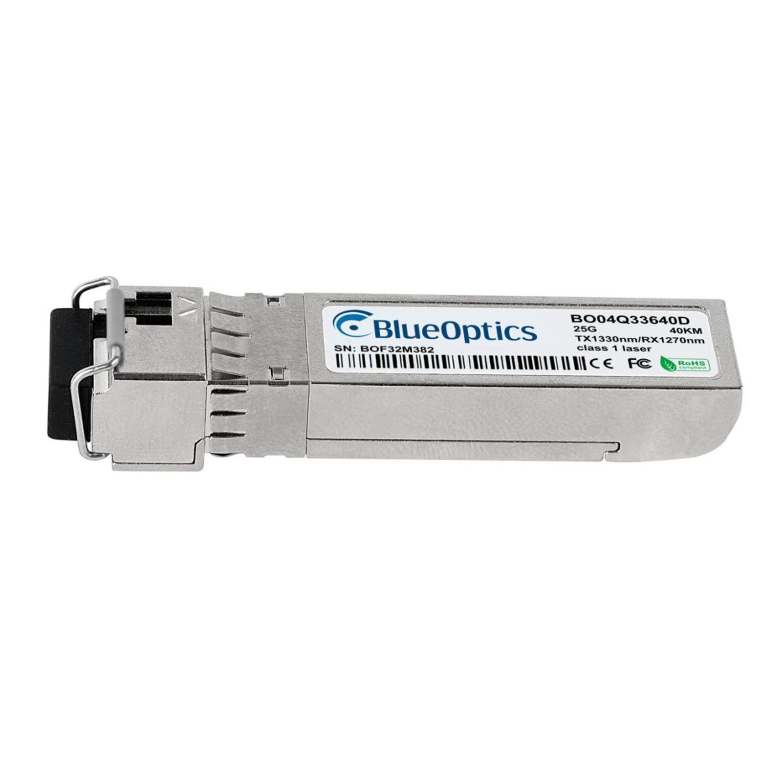 BlueOptics Bidi SFP28 Transceiver TX1310nm/RX1270nm 25GBASE-BX-D 40KM