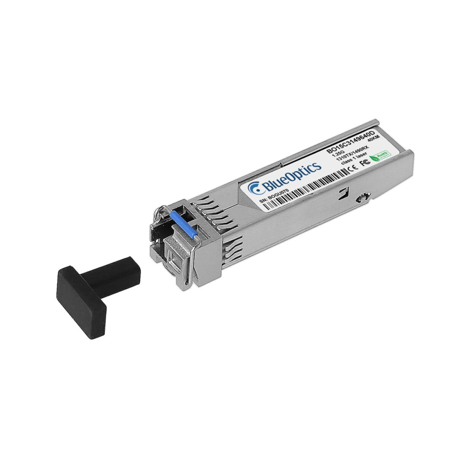BlueOptics Bidi SFP Transceiver TX1310nm/RX1490nm 1000BASE-BX-U 40KM