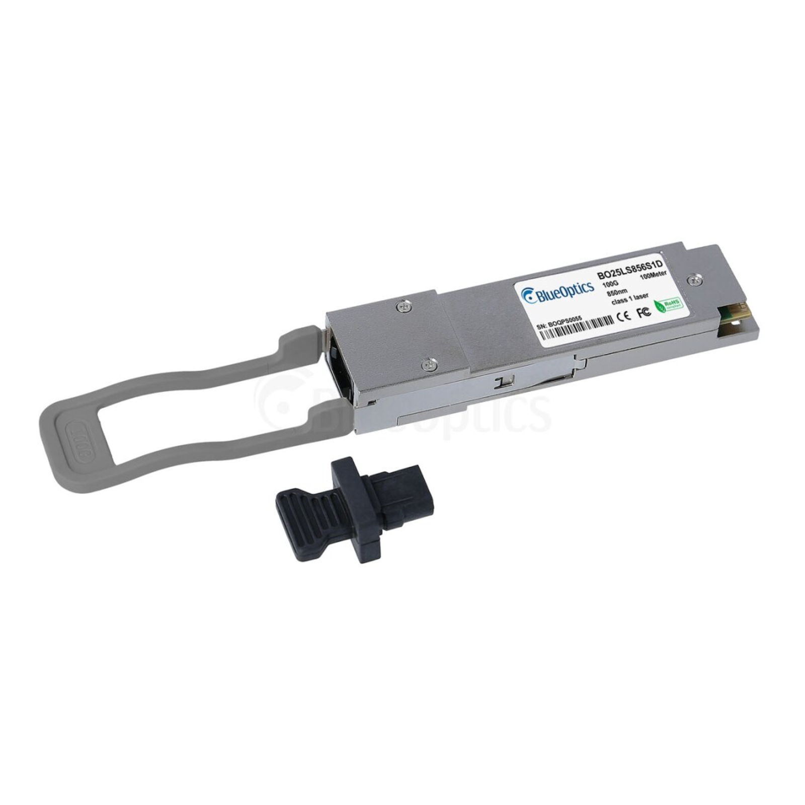 BlueOptics QSFP28 Transceiver LC Duplex 100GBASE-SWDM4 Multimode 100 Metres 0C/+70C DDM LC Duplex