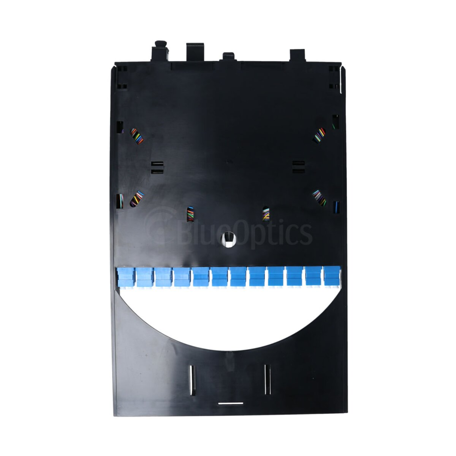 BlueOptics HD MPO Cassette 12x LC/UPC Duplex 2x MPO/APC 12 Cores Single Mode Type A