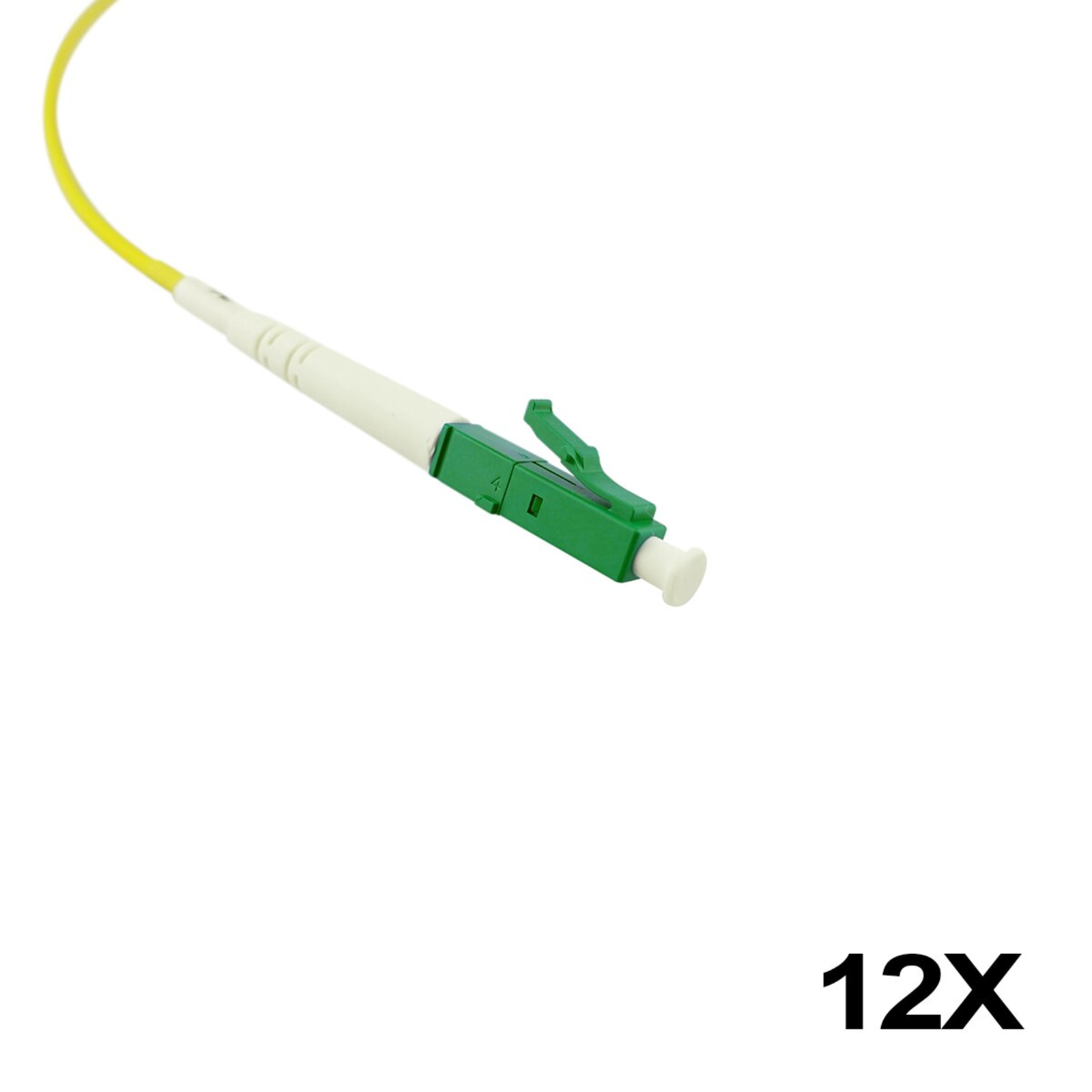BlueOptics Fiber Optic Pigtail Multicolor 12x 1m LC/UPC G.657.A1 Single-mode