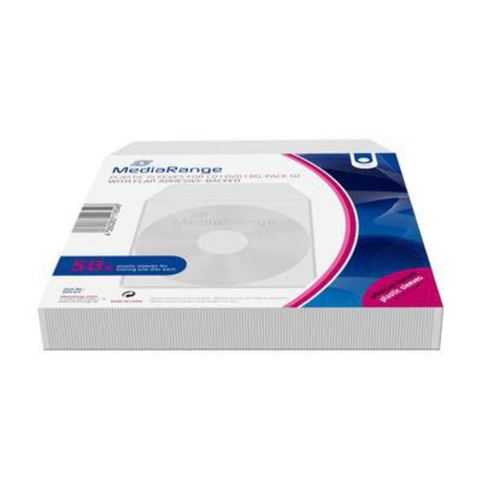 MEDIARANGE BOX164 124 Mm 124 Mm Letter transparent Plastic 1 Pockets