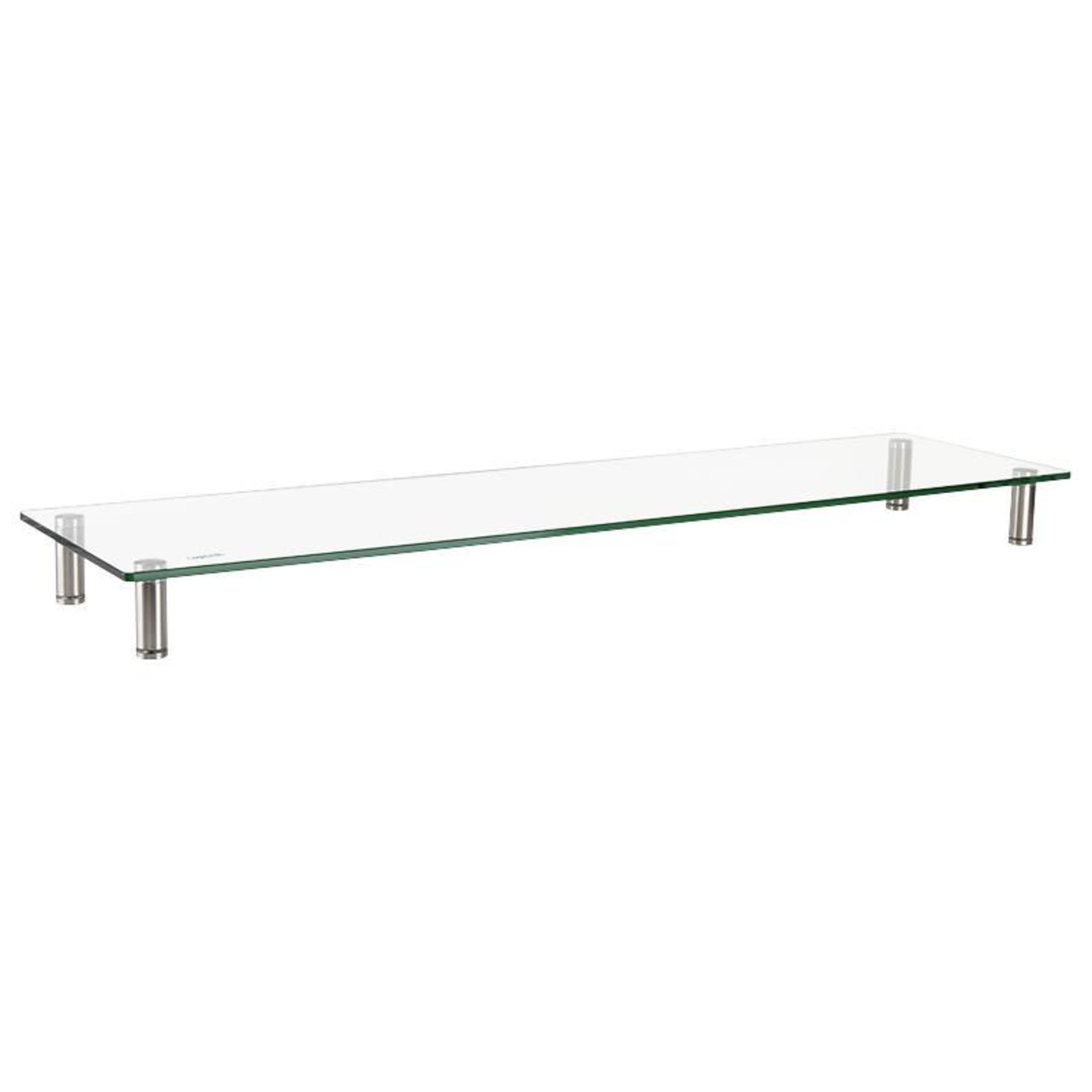 LogiLink Monitor Height -glass Table Extra Wide