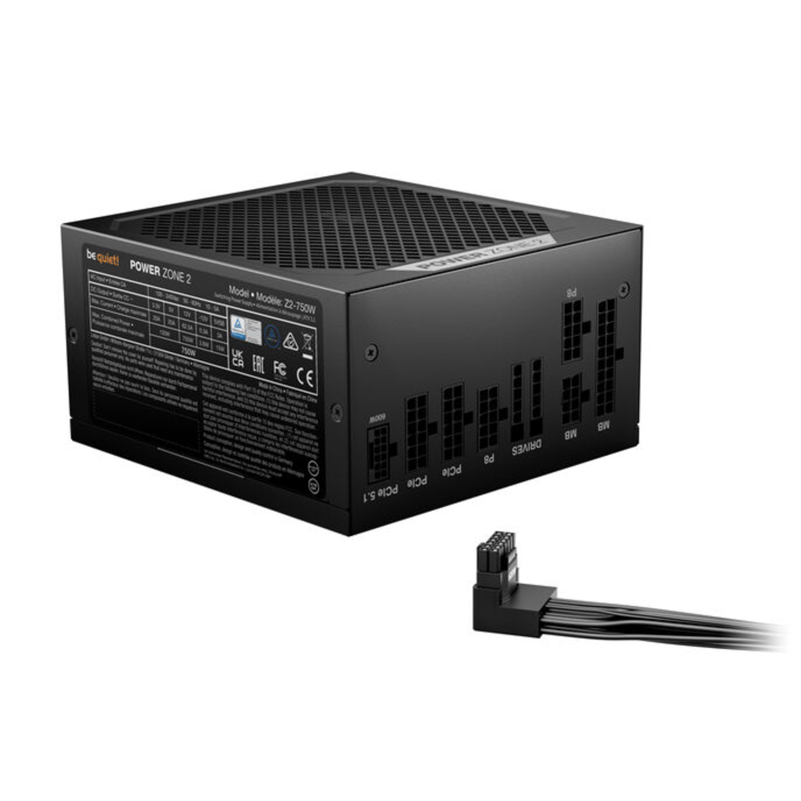 Be Quiet Power Supply Power Zone 2 750 W Power Supply (BP006EU)
