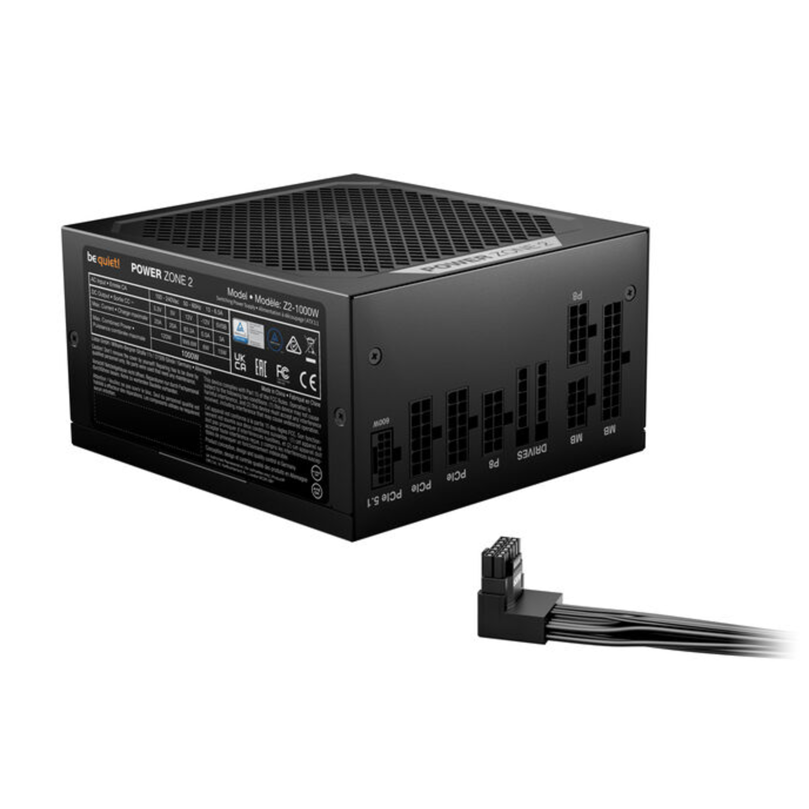Be Quiet Power Supply Power Zone 2 1000 W Power Supply (BP008EU)