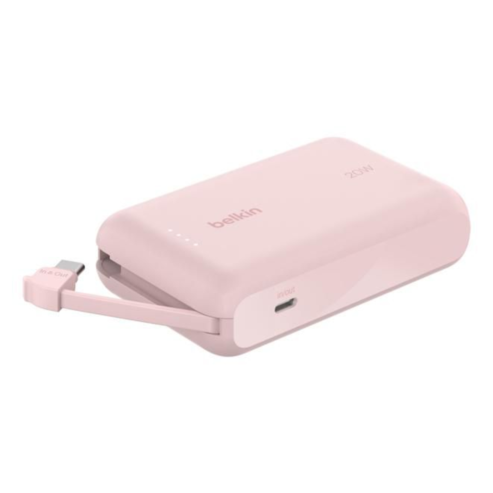 Belkin BOOST Charge Powerbk. 20W 10.000mAh USB-C Pink BPB021hqPK