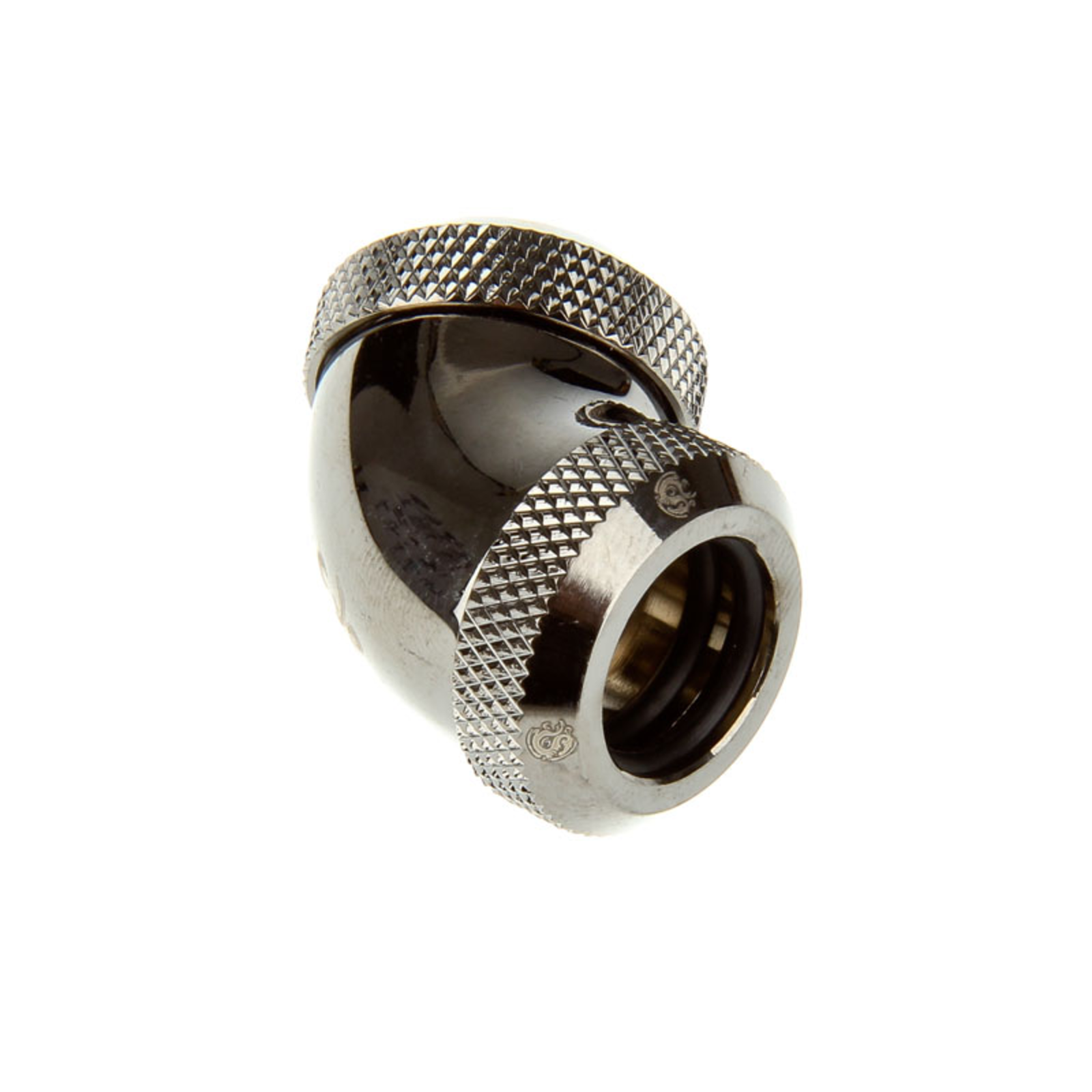 Bitspower Multi-link Adapter 60 Degree 12mm OD to 12mm OD Hardtube Black Glossy