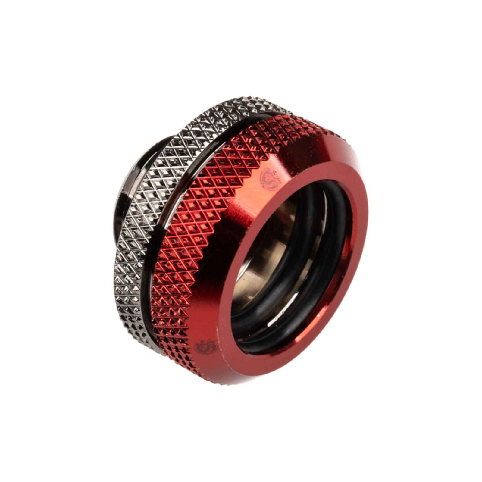 Bitspower Multi-Link Adapter Connection Straight G1/4 Inch AG to 16mm AD Hardtube Black