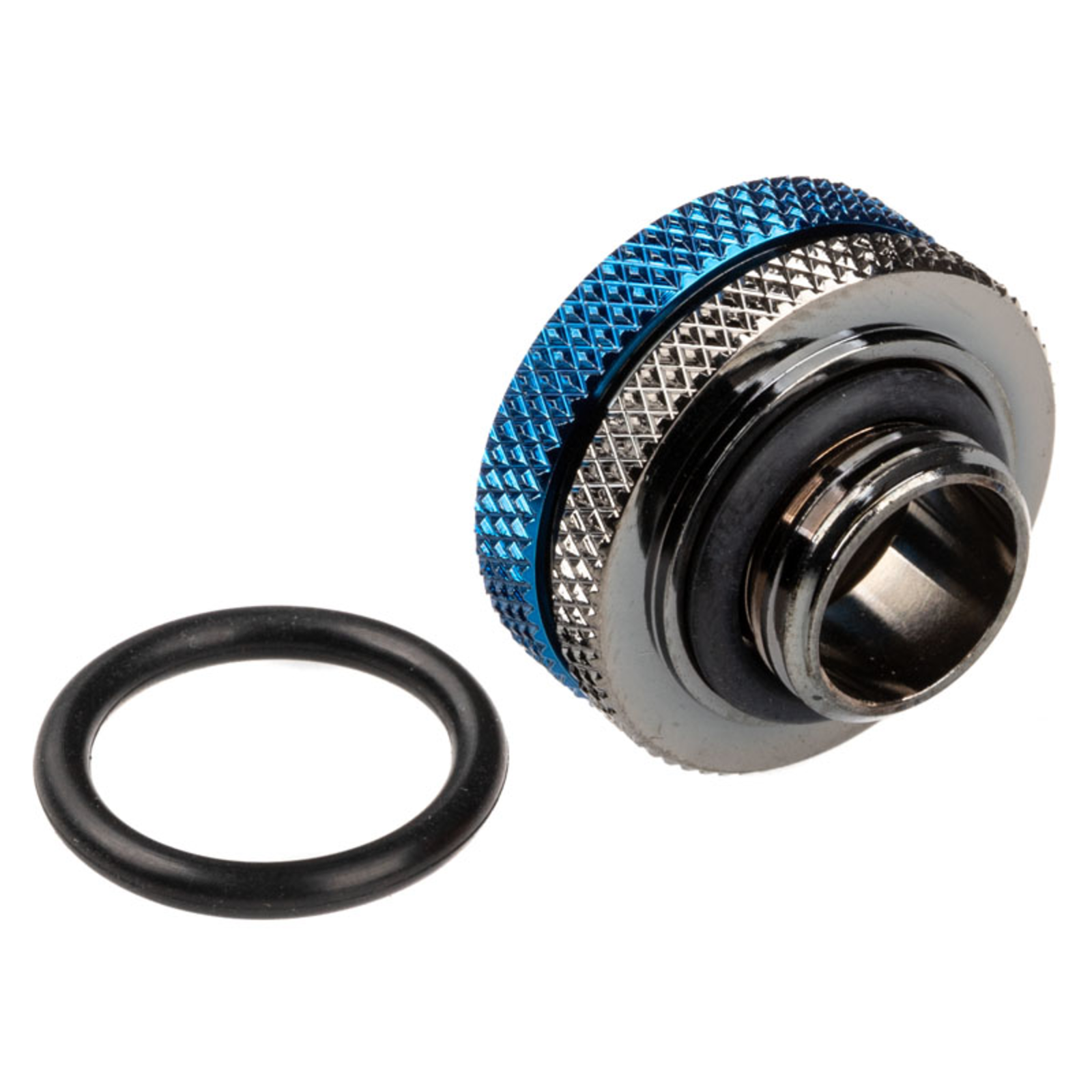 Bitspower Multi-Link Adapter Connection Straight G1/4 Inch AG to 16mm AD Hardtube Black