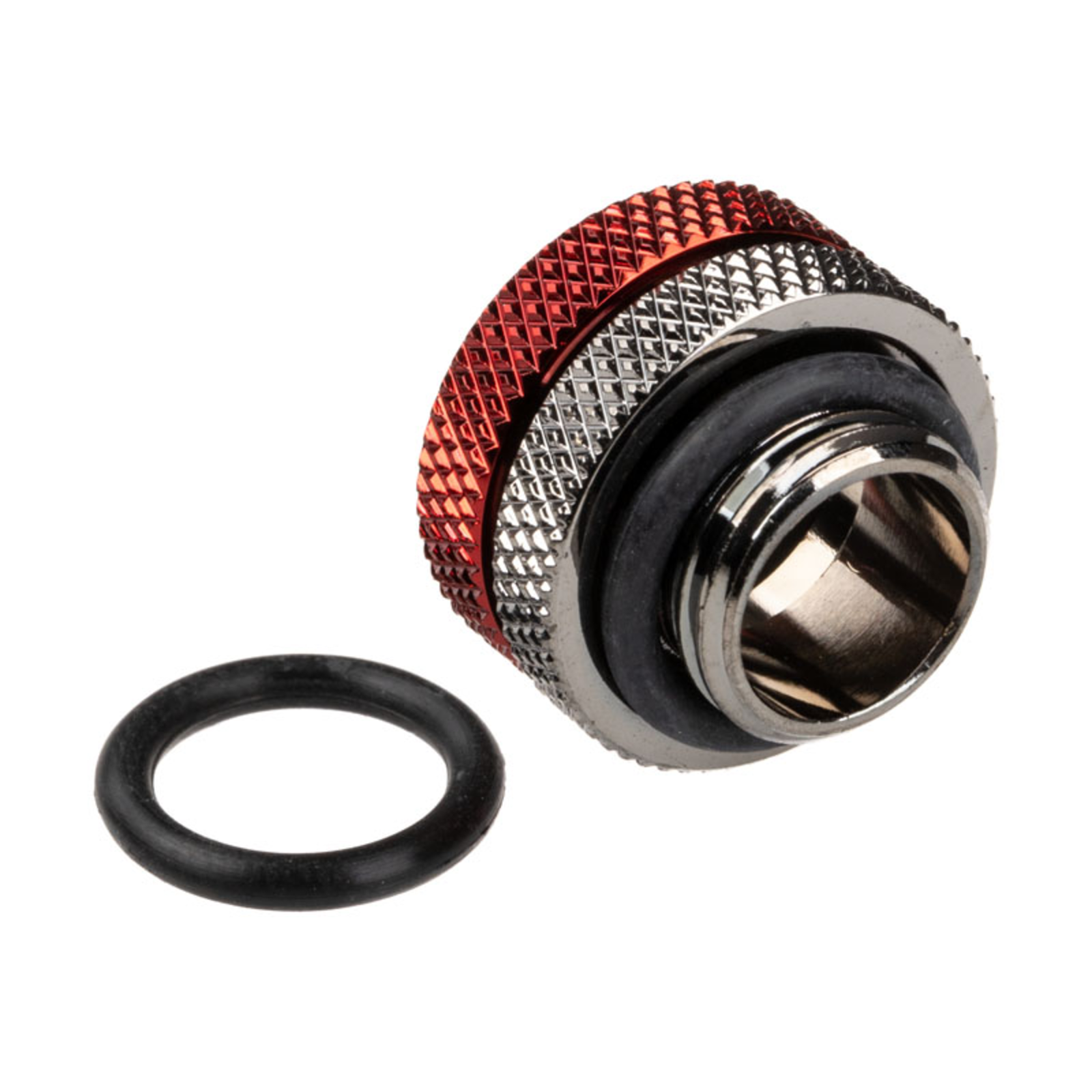 Bitspower Multi-Link Adapter Connection Straight G1/4 Inch AG to 12mm AD Hardtube Black
