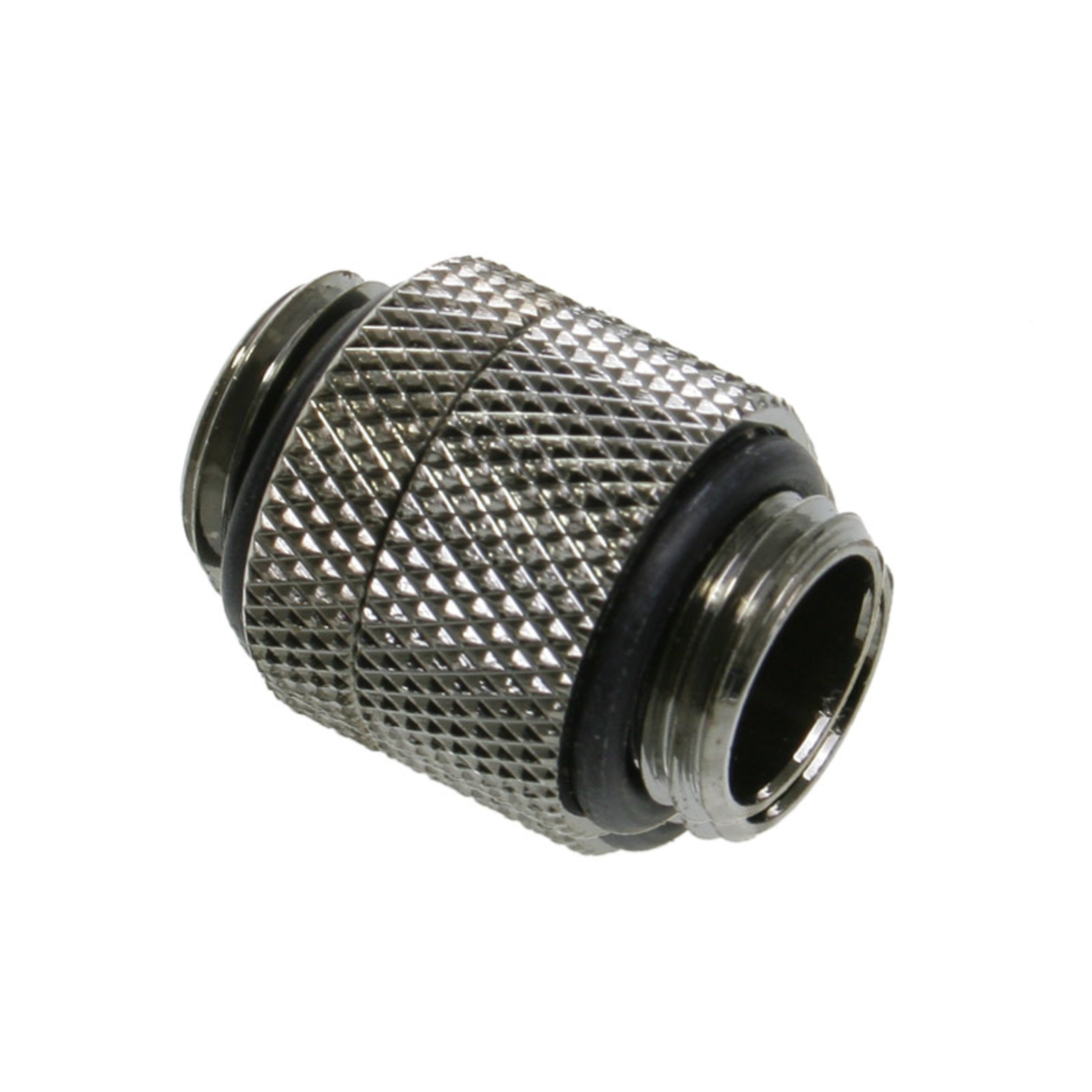 Bitspower Adapter Straight G1/4 Inch AG to G1/4 Inch AG redatable Shiny Black